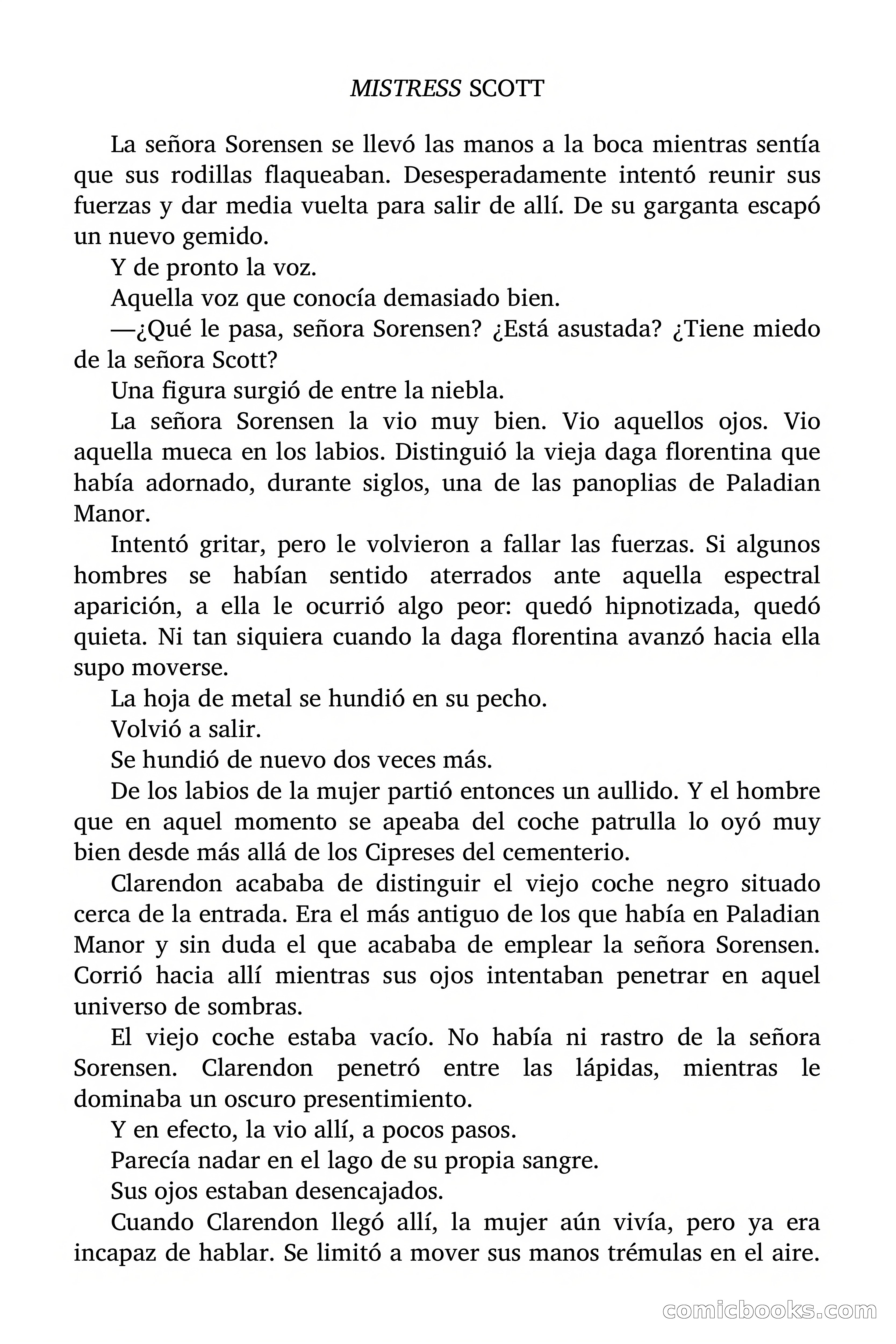 Selección Terror: La tumba de la señora Scott — page 74 of 85