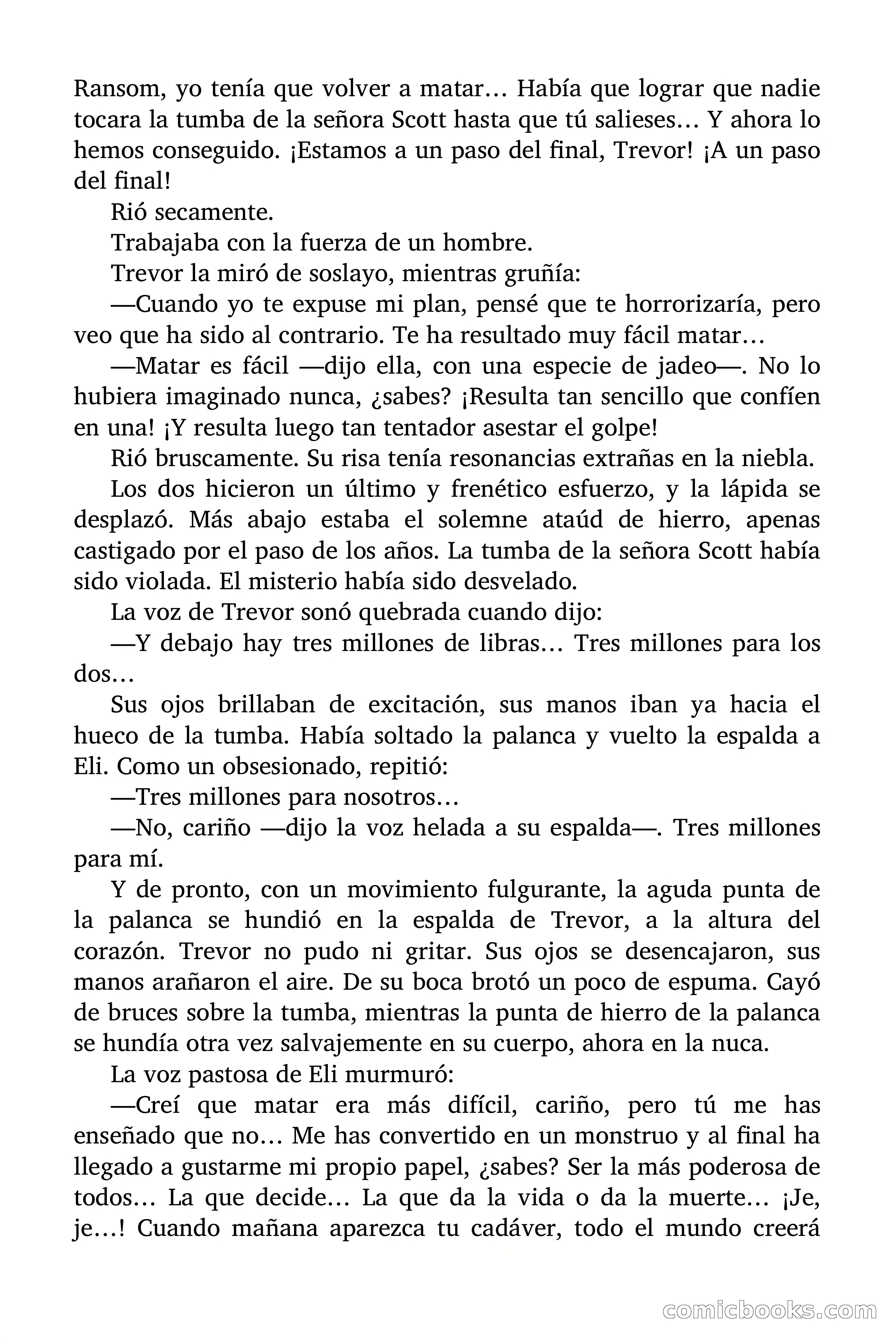 Selección Terror: La tumba de la señora Scott — page 83 of 85
