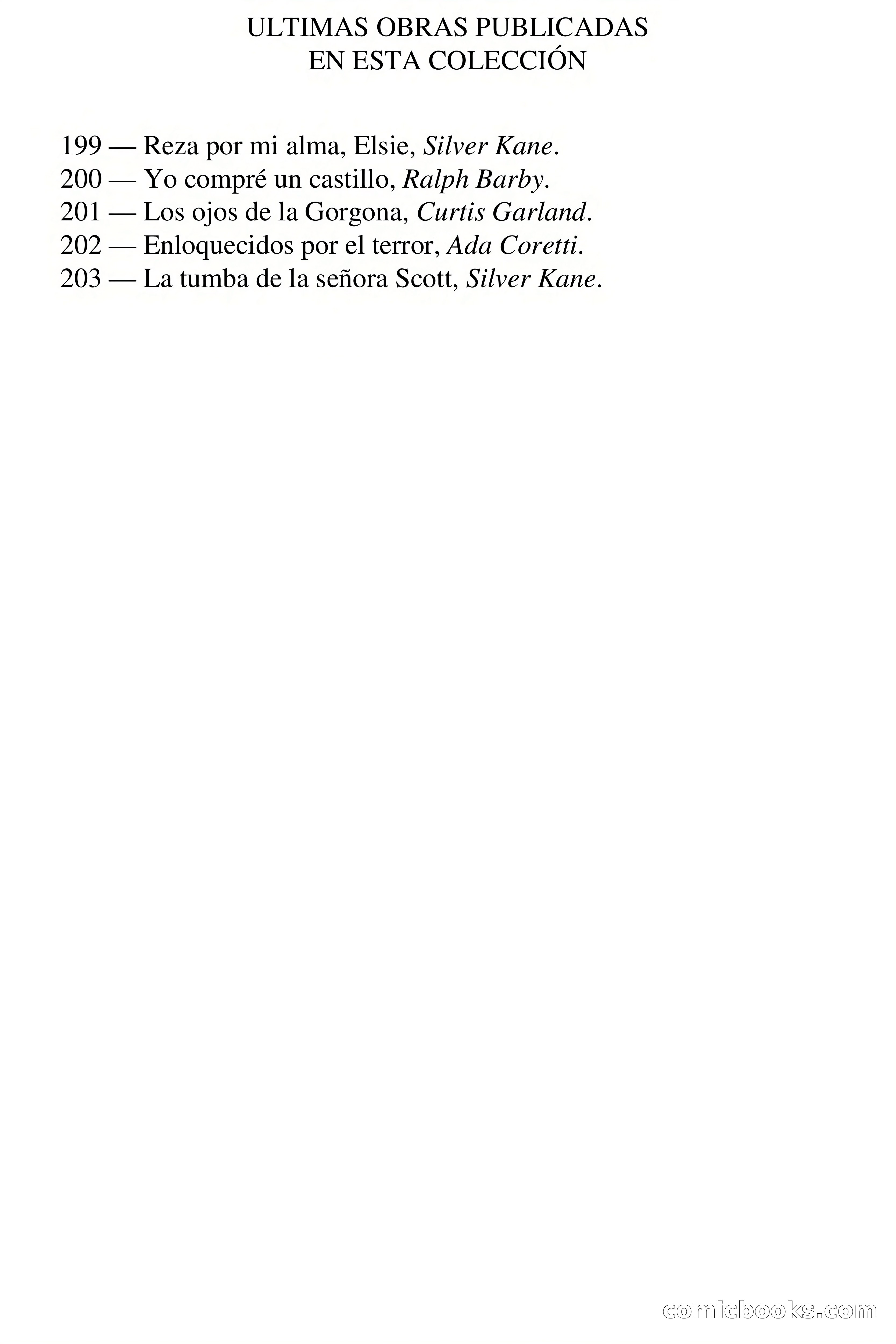 Selección Terror: La dama de los 500 años — page 3 of 71