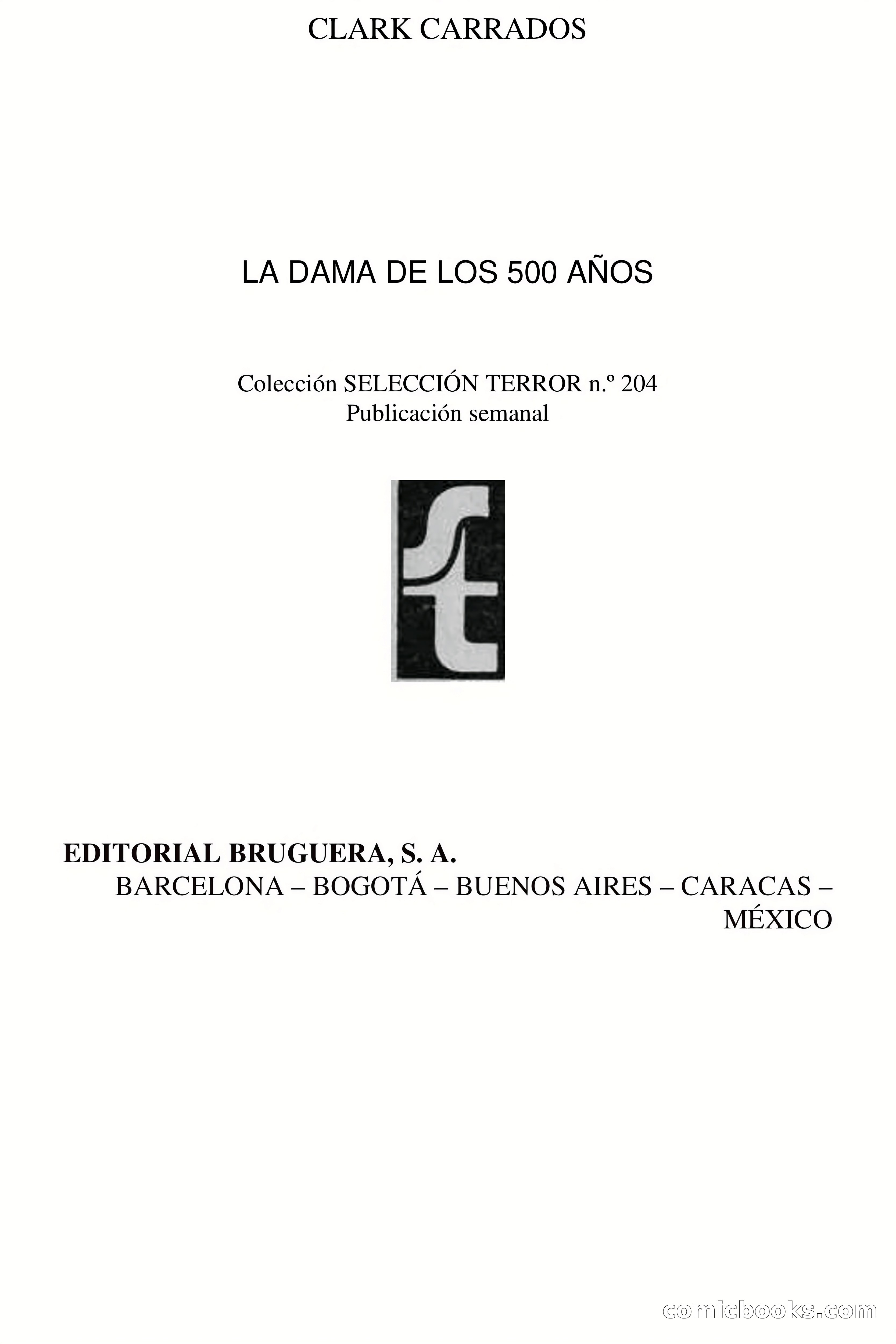 Selección Terror: La dama de los 500 años — page 4 of 71