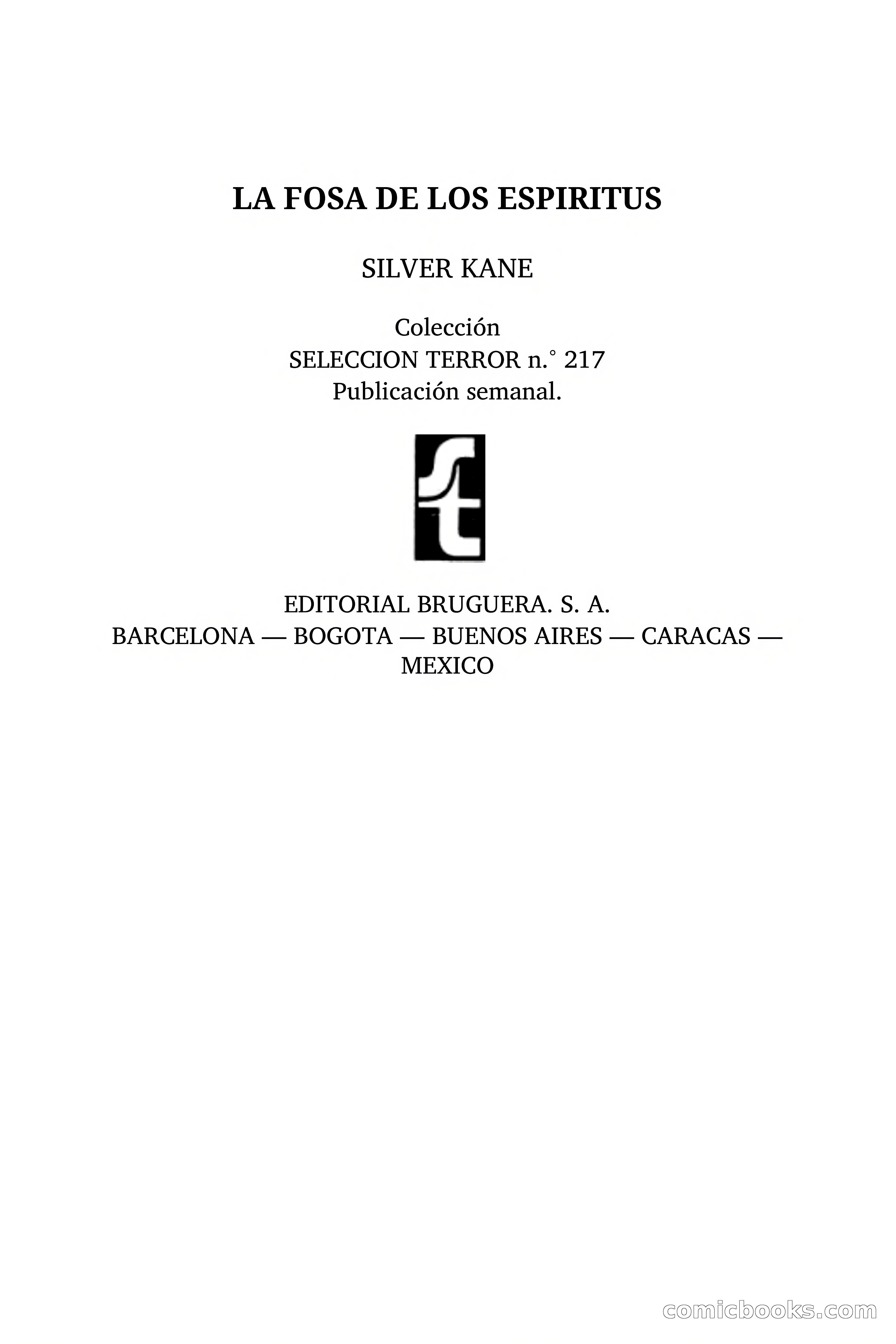 Selección Terror: La fosa de los espíritus — page 2 of 85