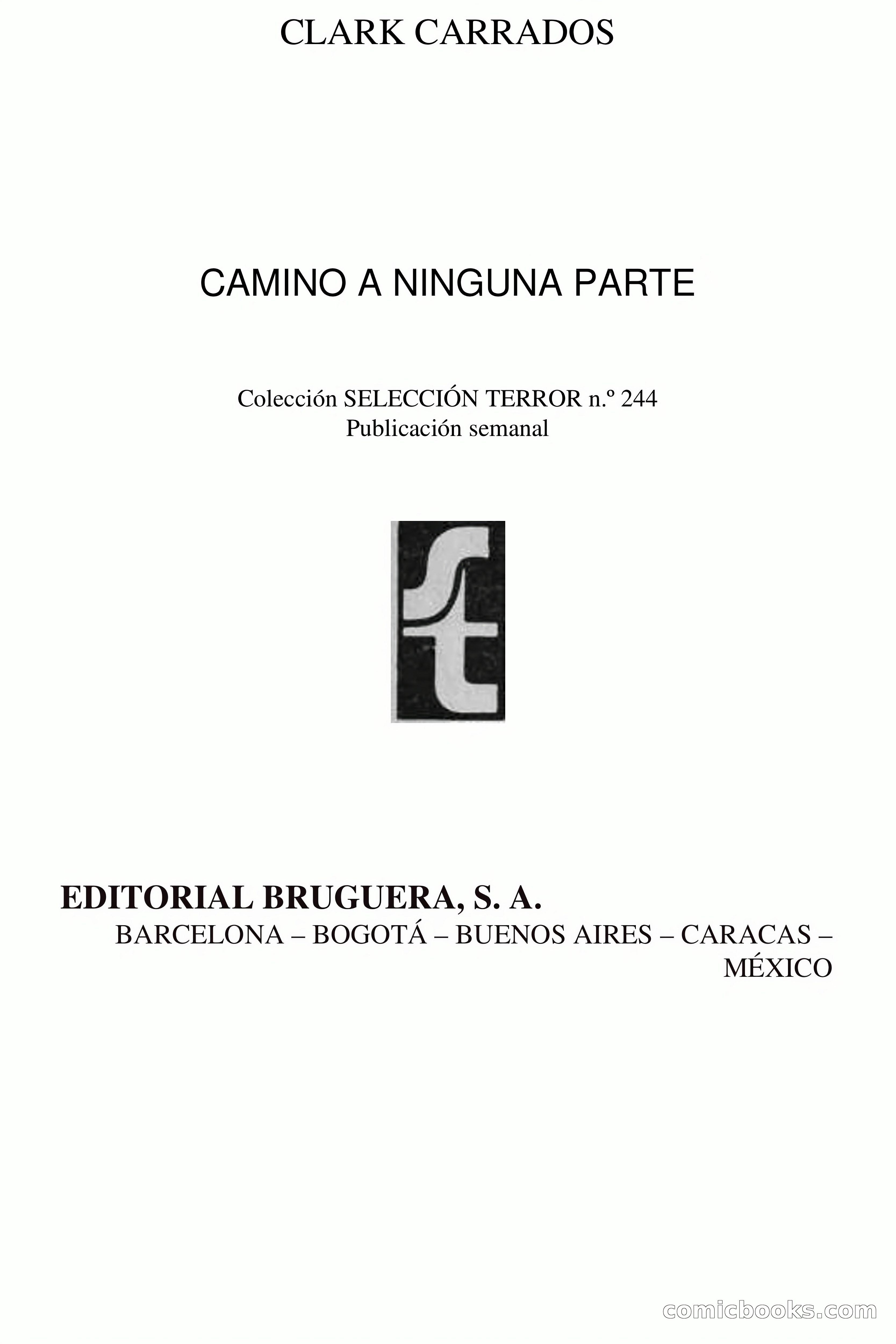 Selección Terror: Camino a Ninguna Parte — page 4 of 72