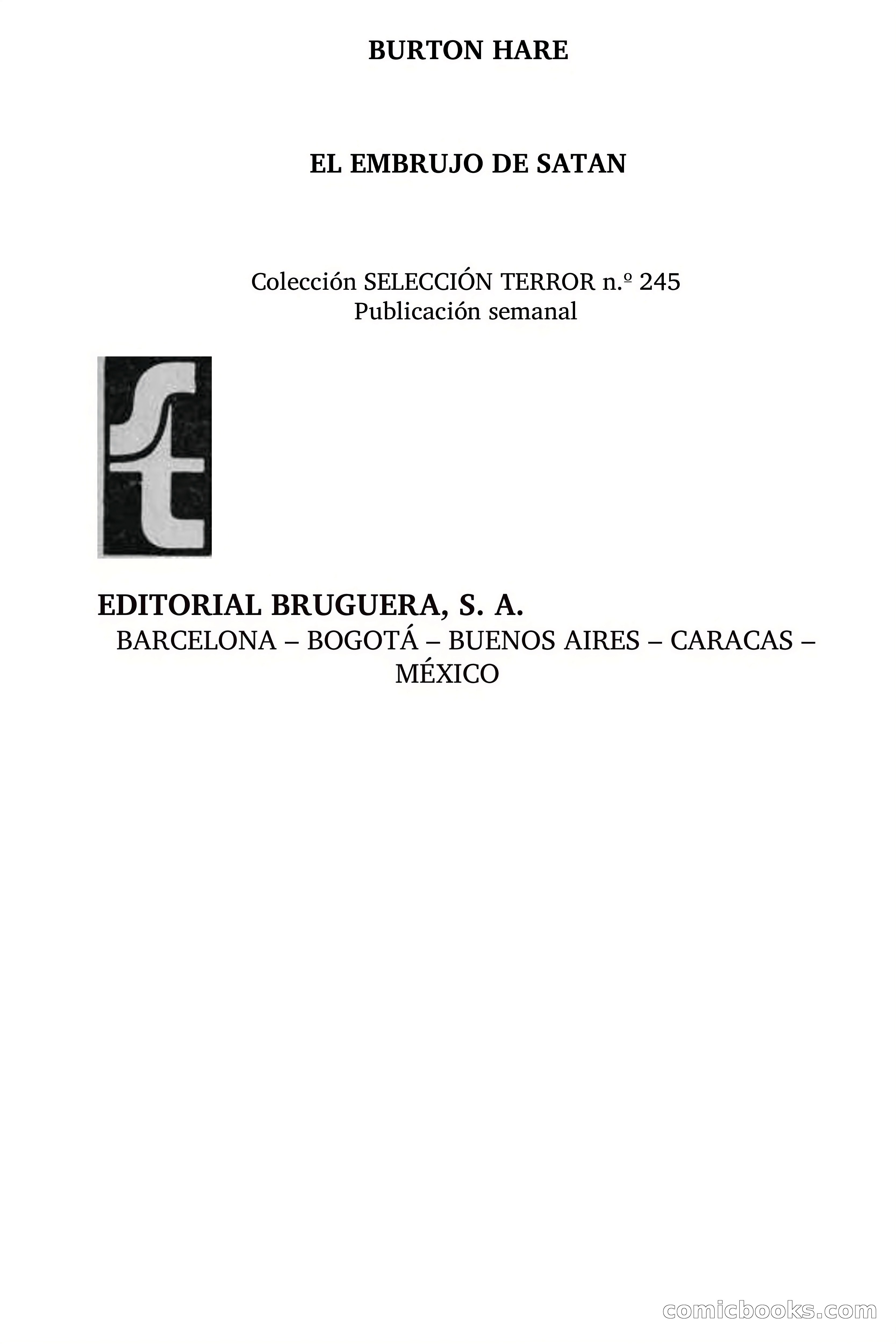 Selección Terror: El embrujo de Satán — page 4 of 71