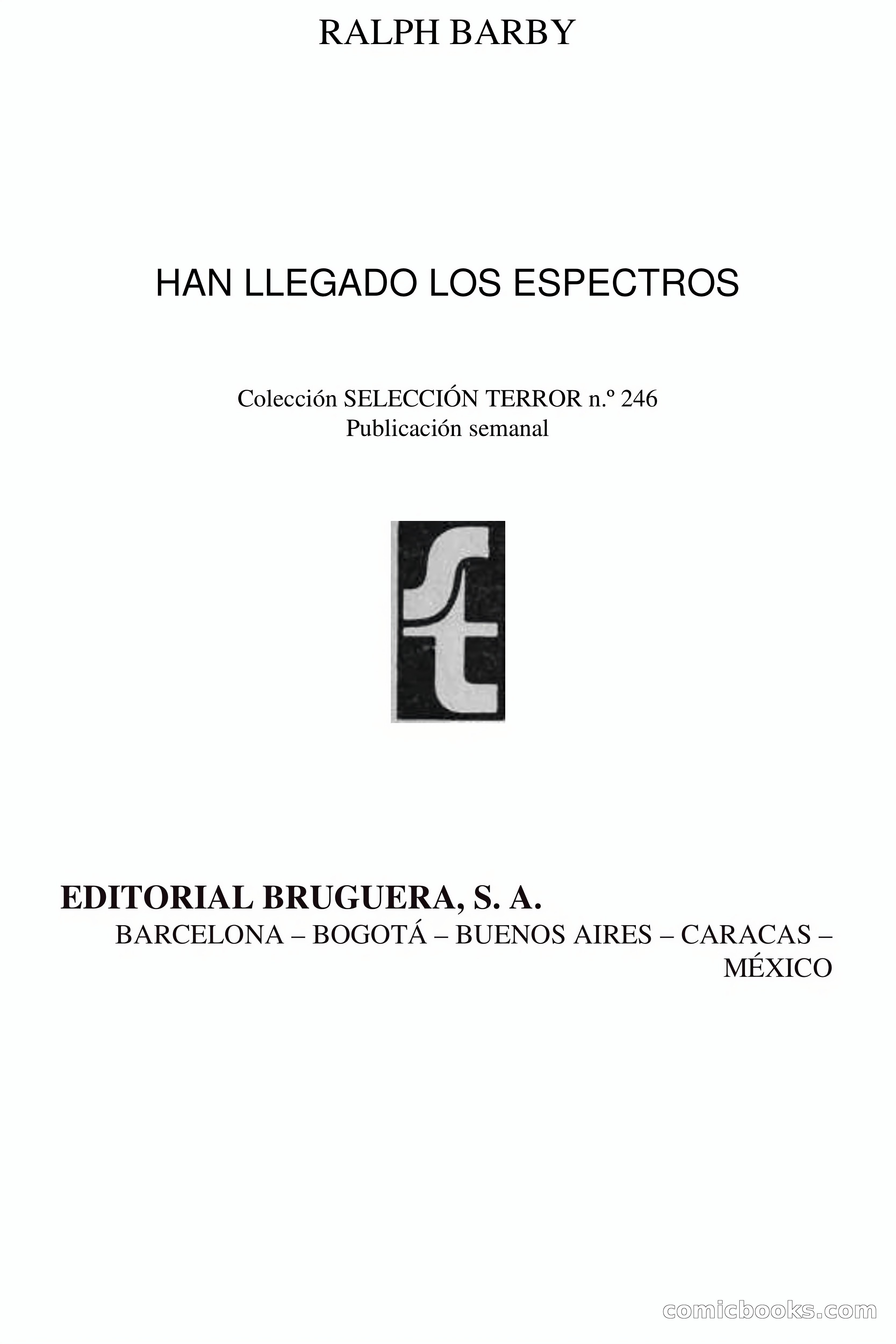 Selección Terror: Han llegado los espectros — page 4 of 72
