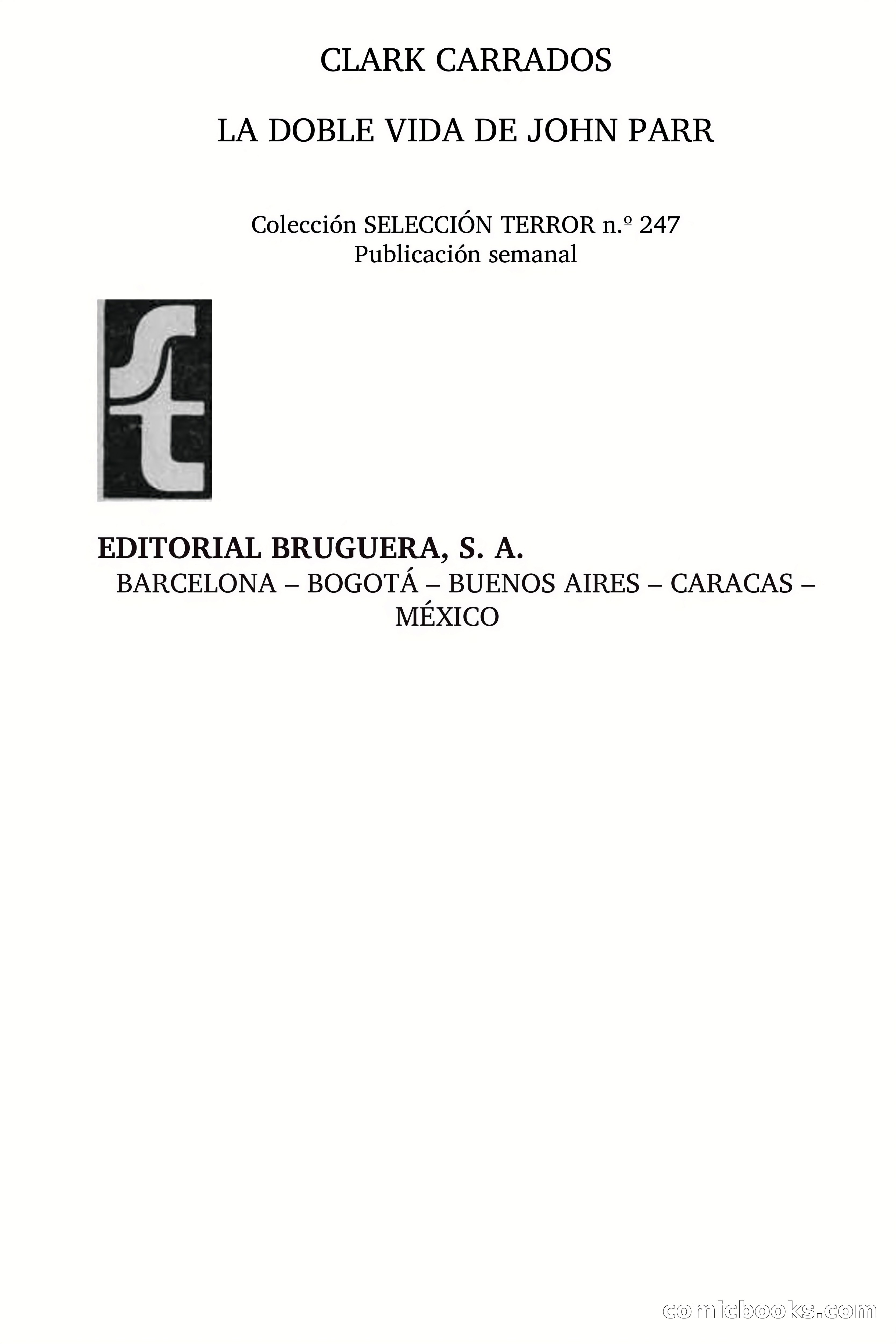 Selección Terror: La doble vida de John Parr — page 4 of 78