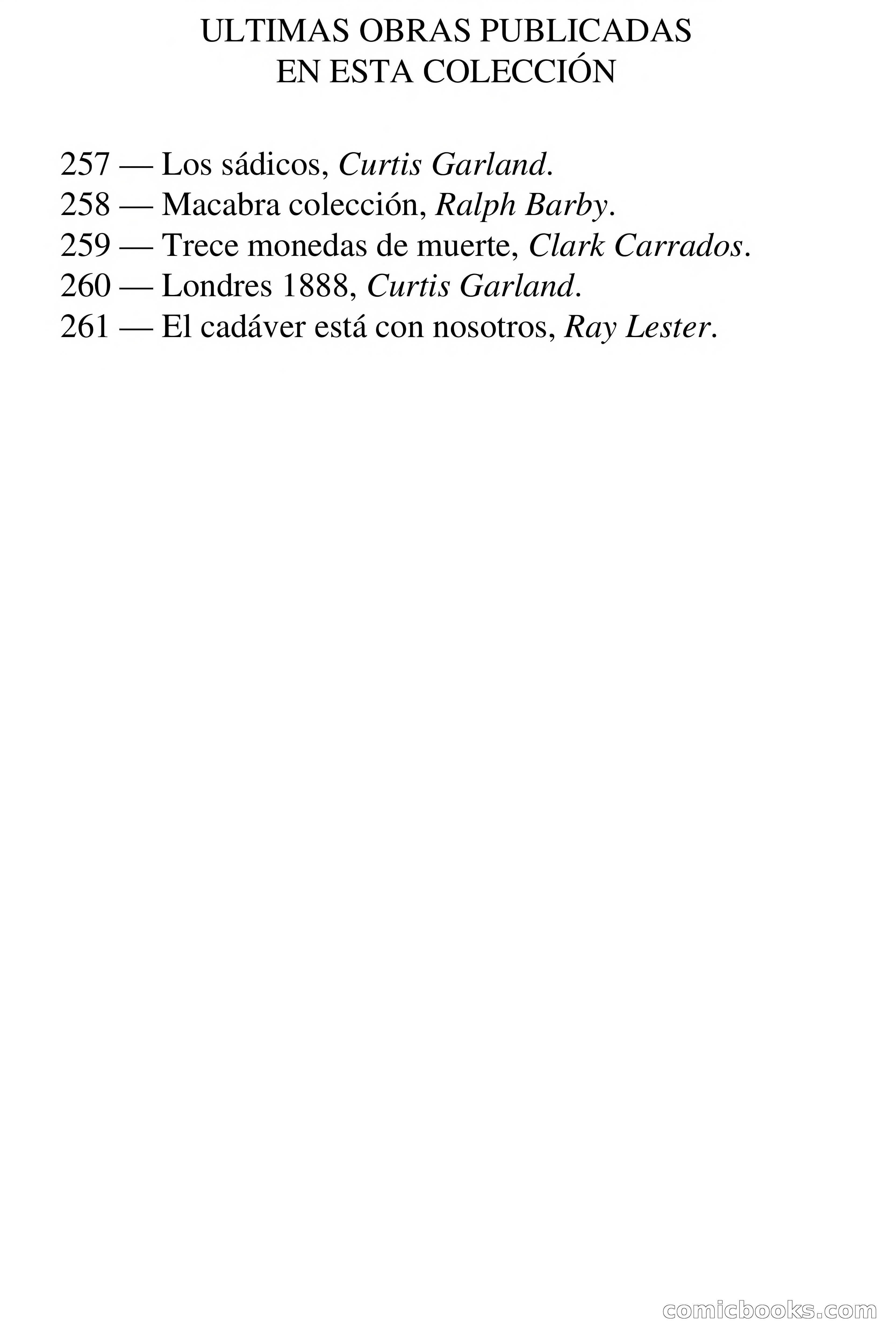 El circo del miedo (The Circus of Fear) — page 3 of 71