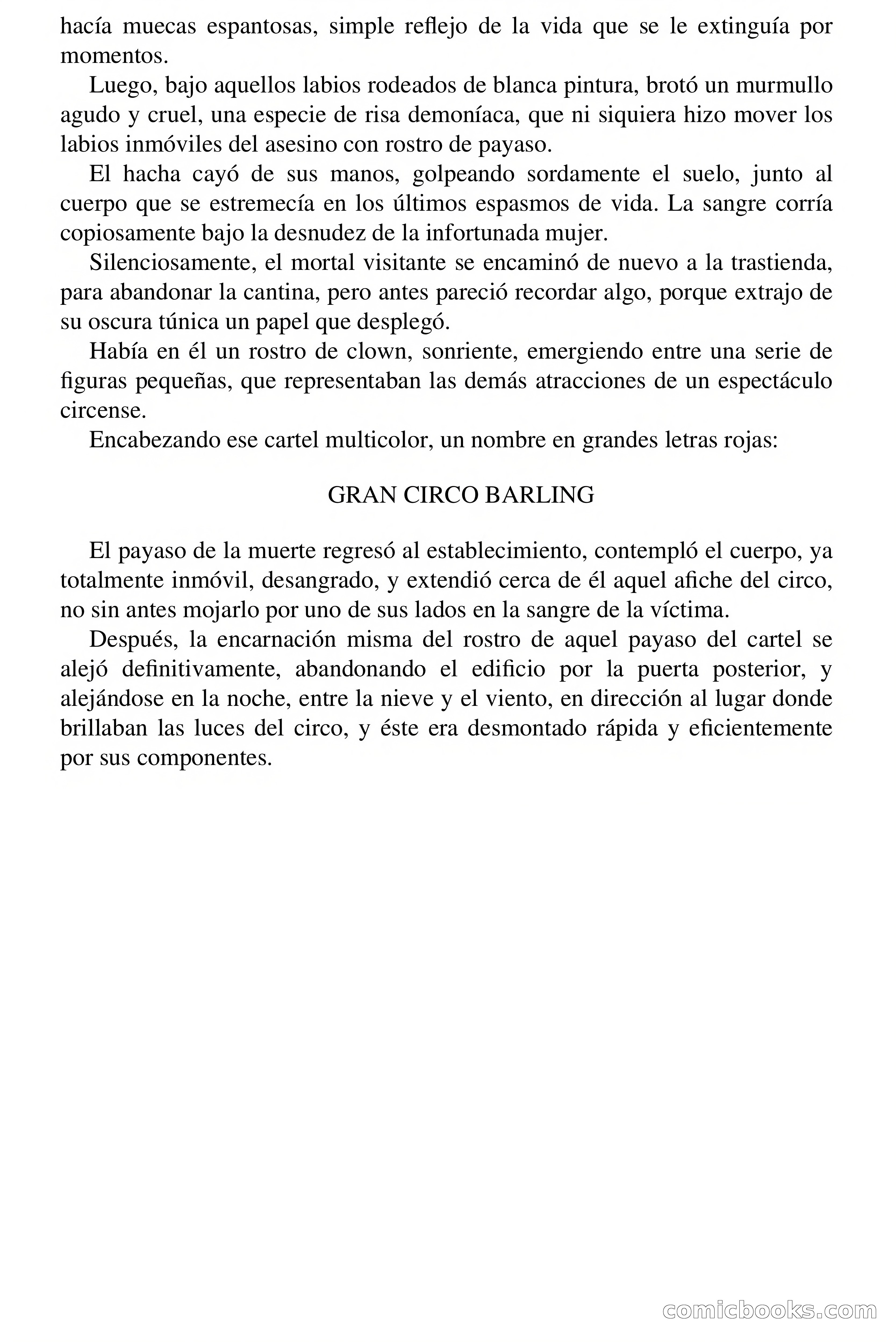 El circo del miedo (The Circus of Fear) — page 11 of 71