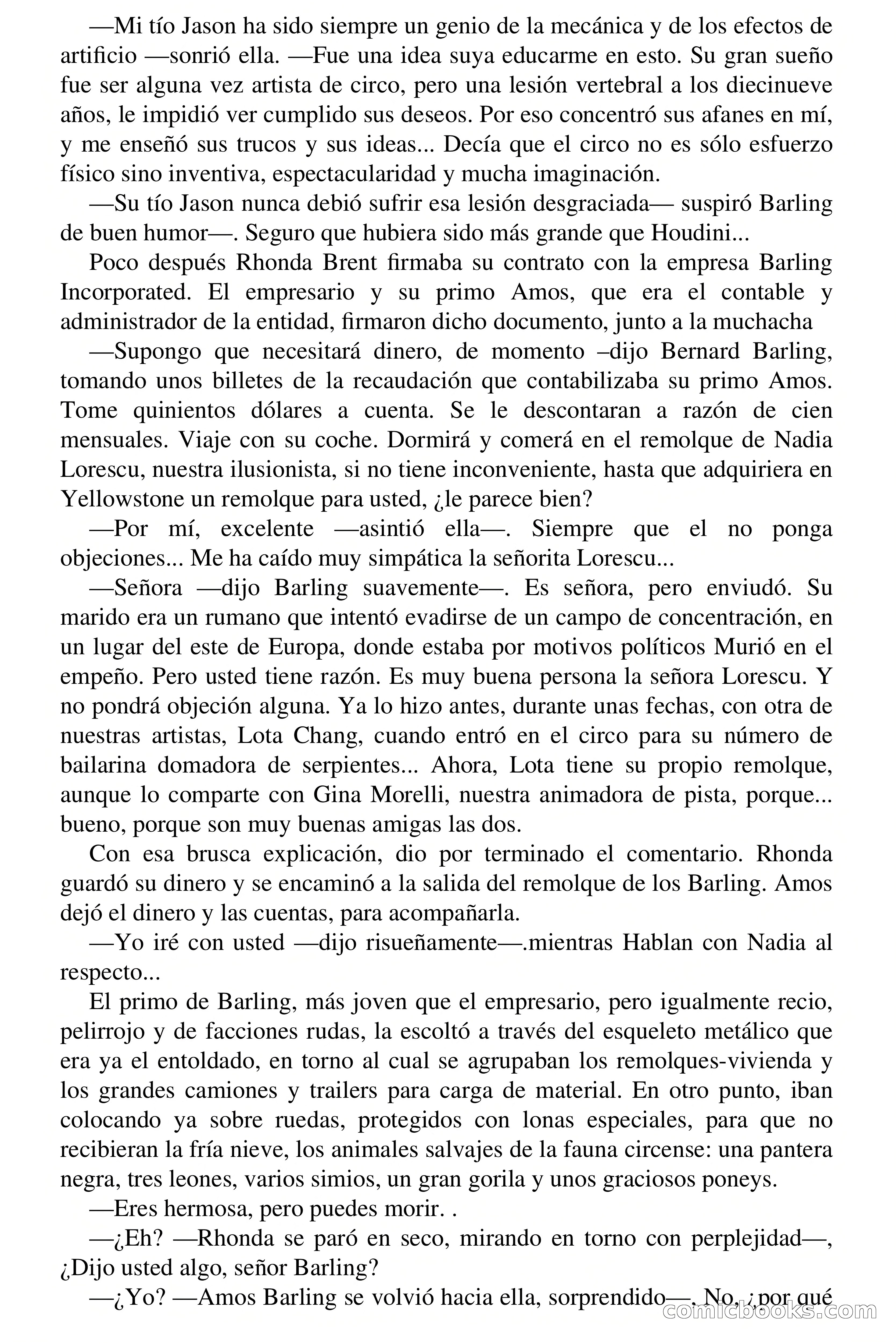 El circo del miedo (The Circus of Fear) — page 18 of 71