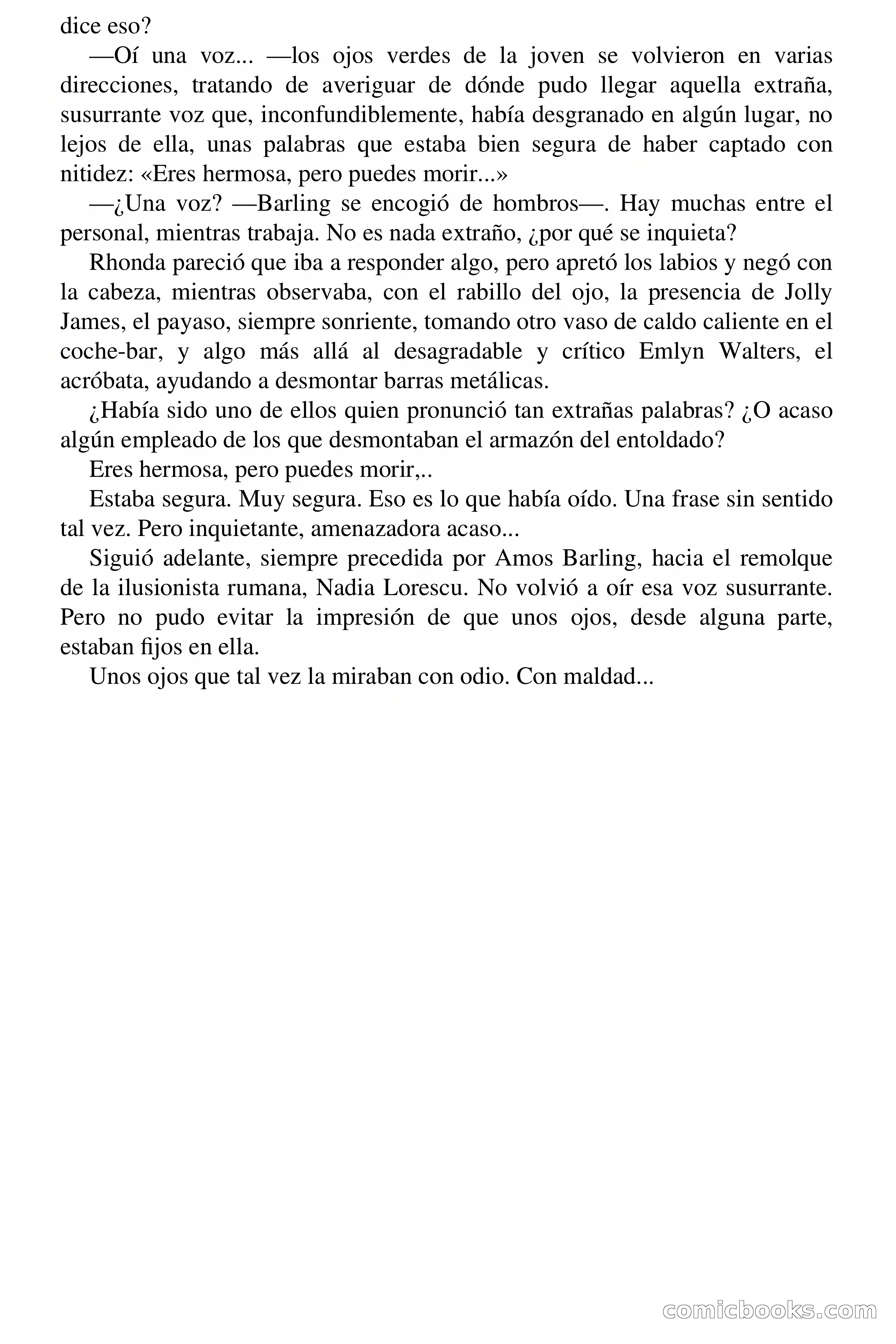 El circo del miedo (The Circus of Fear) — page 19 of 71