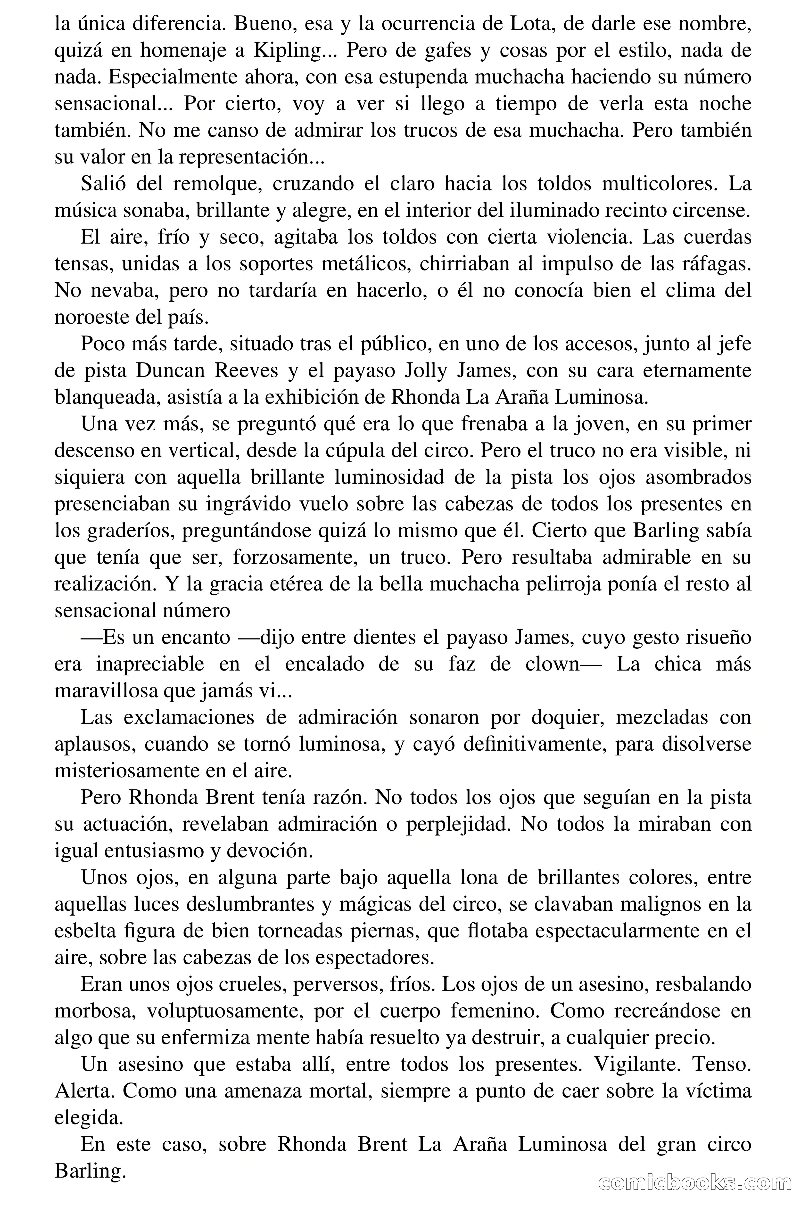 El circo del miedo (The Circus of Fear) — page 21 of 71