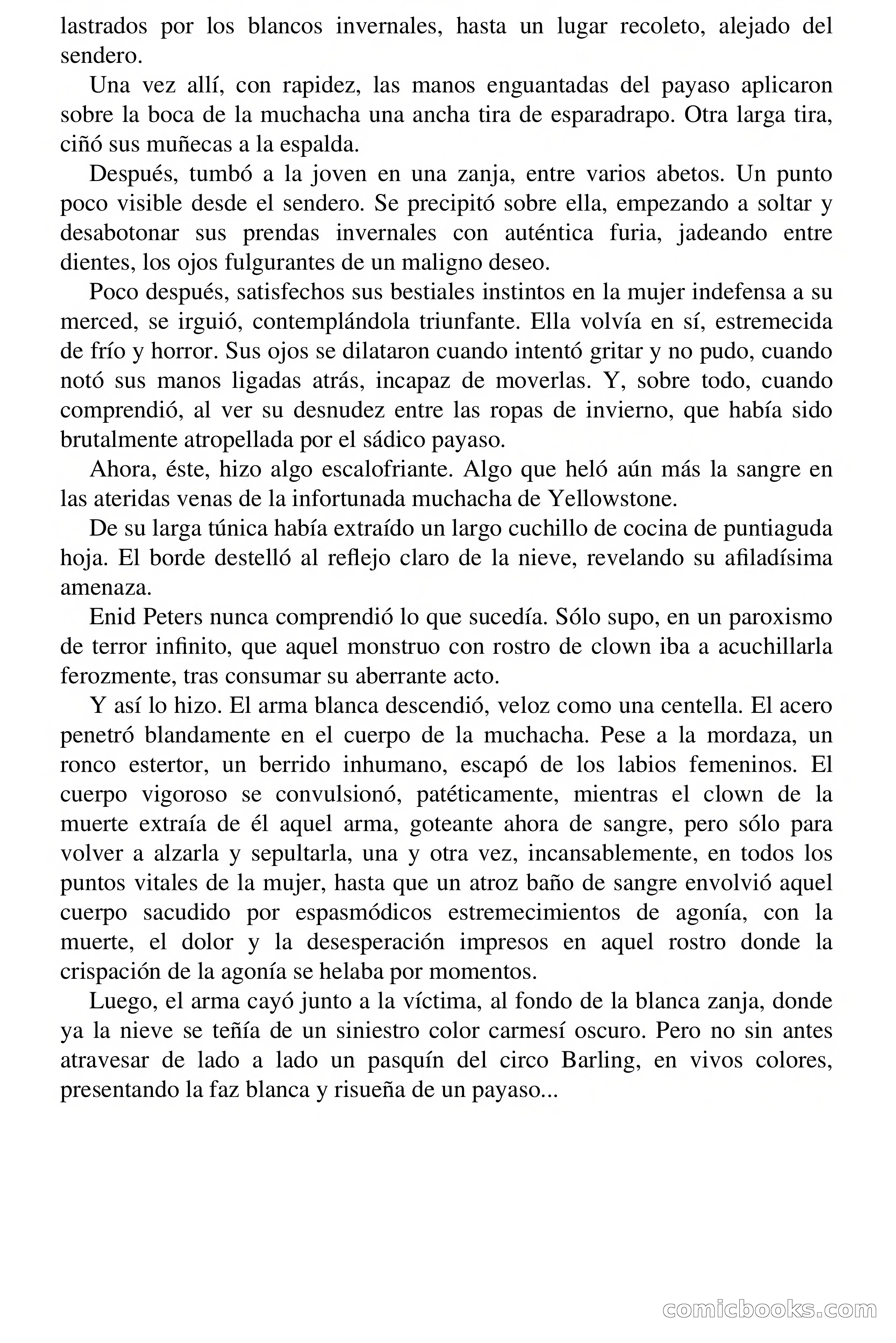 El circo del miedo (The Circus of Fear) — page 33 of 71