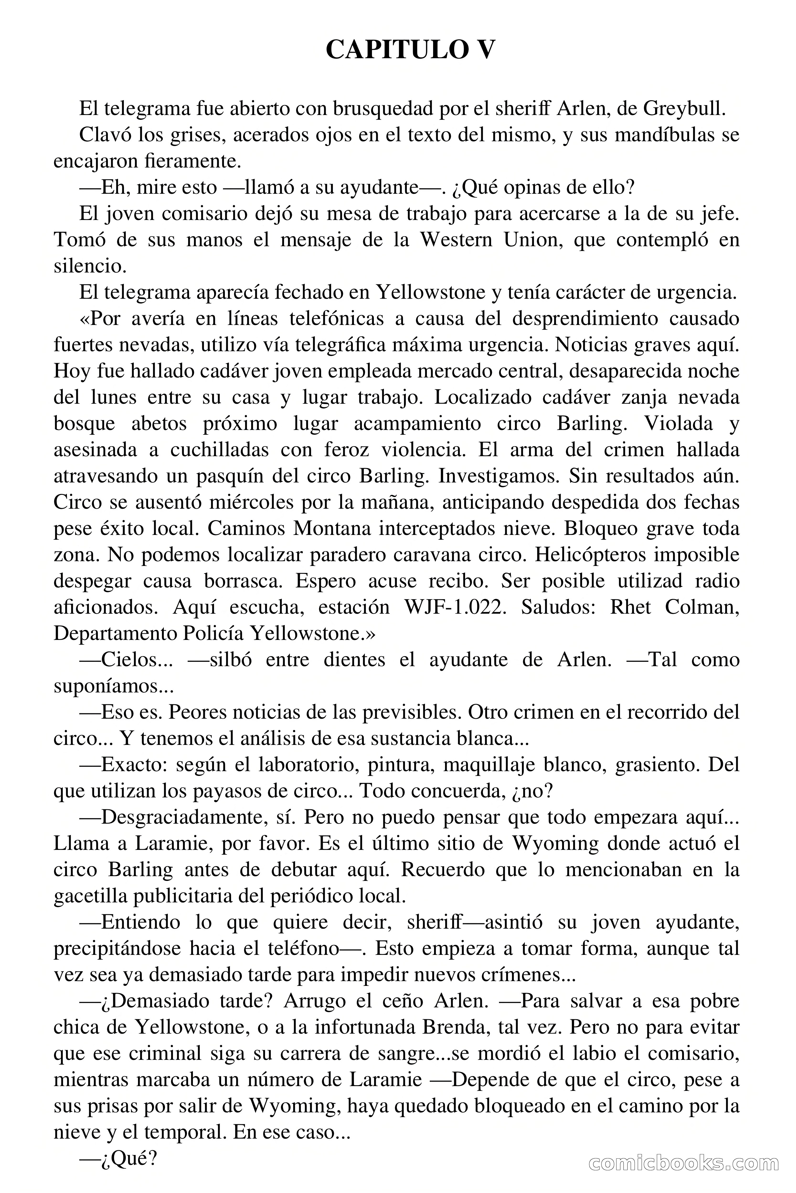 El circo del miedo (The Circus of Fear) — page 34 of 71