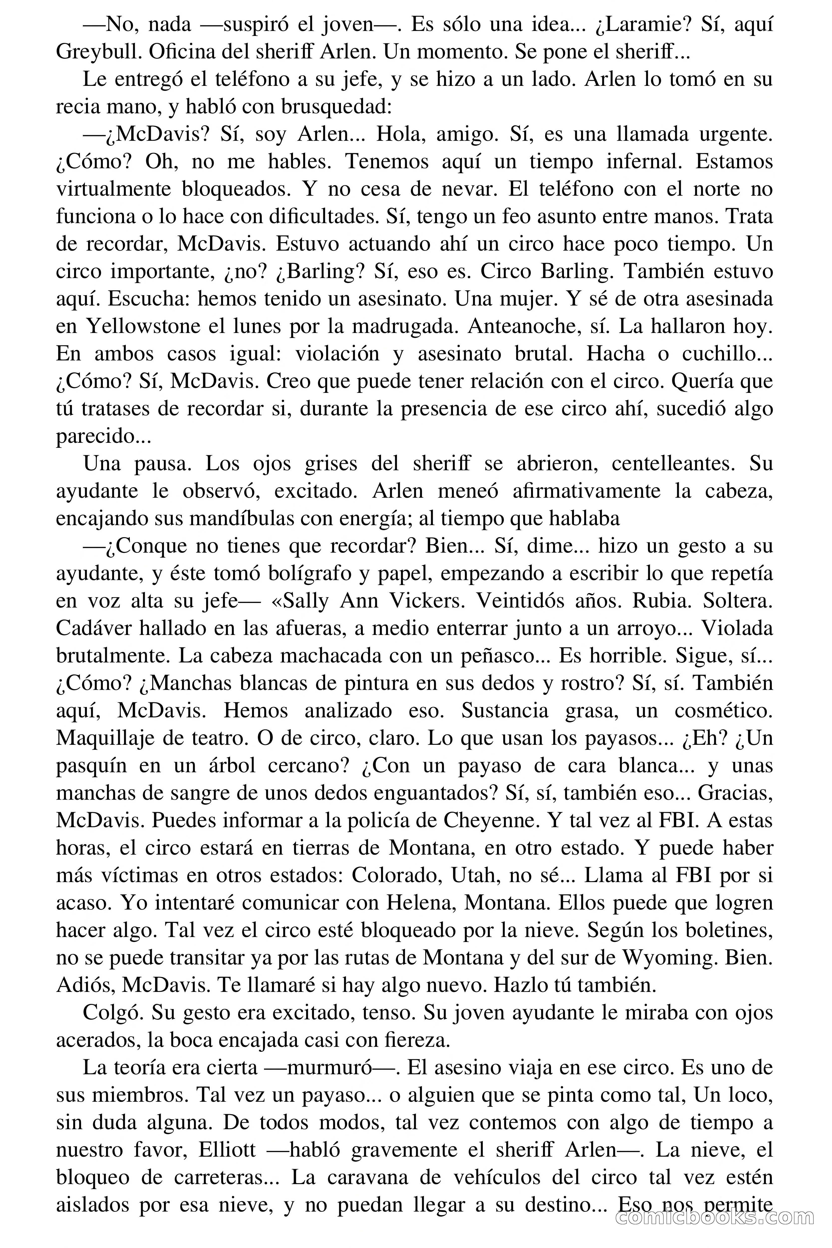 El circo del miedo (The Circus of Fear) — page 35 of 71