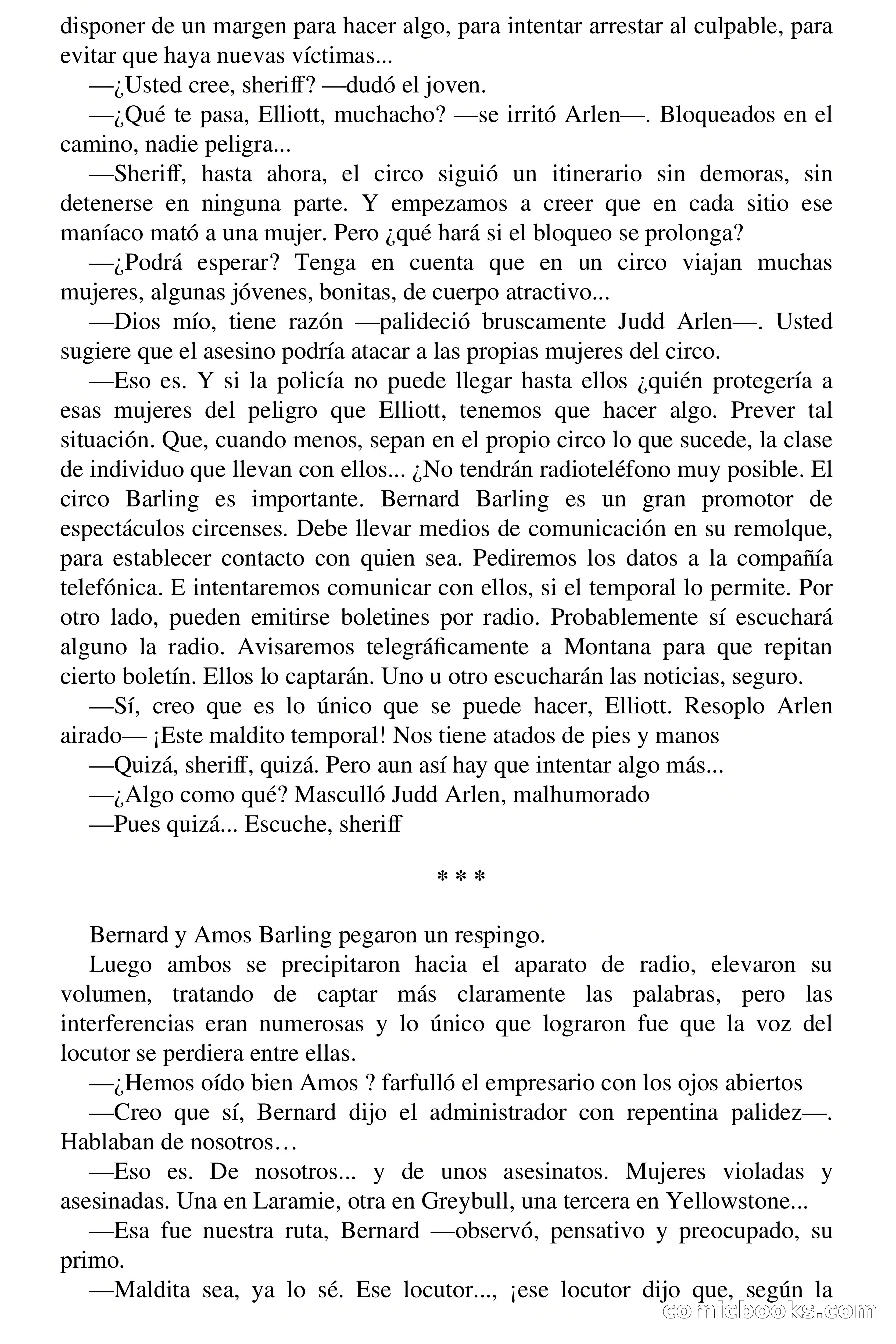 El circo del miedo (The Circus of Fear) — page 36 of 71