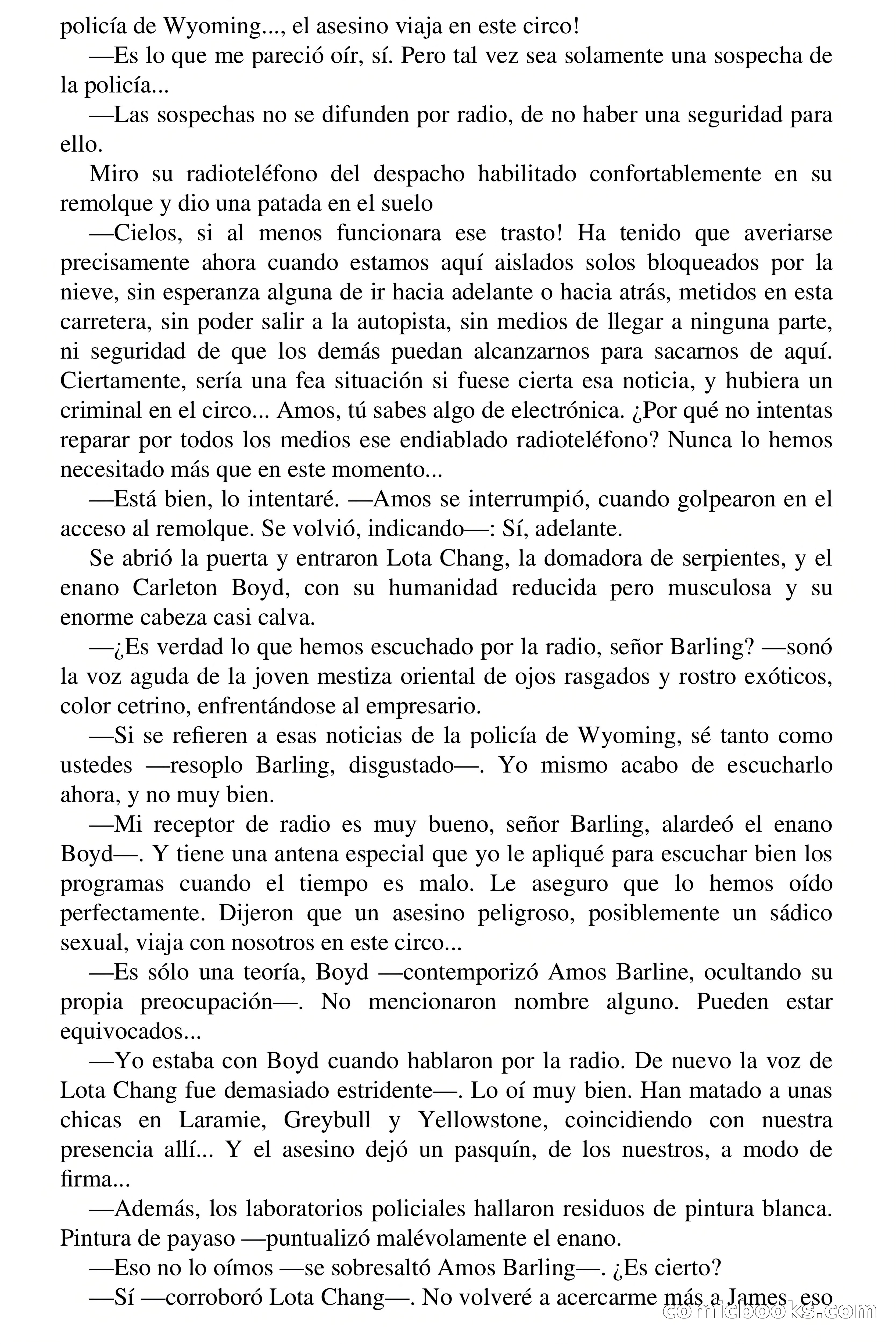 El circo del miedo (The Circus of Fear) — page 37 of 71