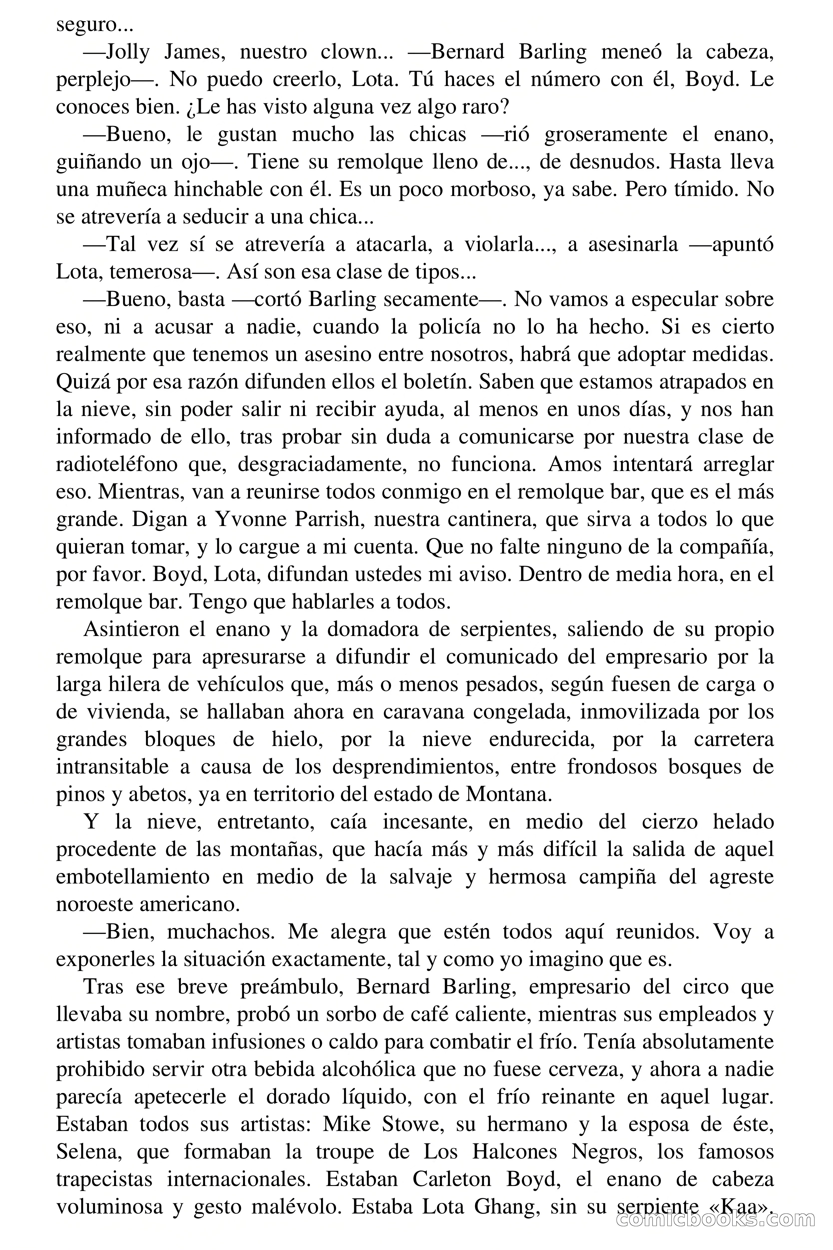 El circo del miedo (The Circus of Fear) — page 38 of 71