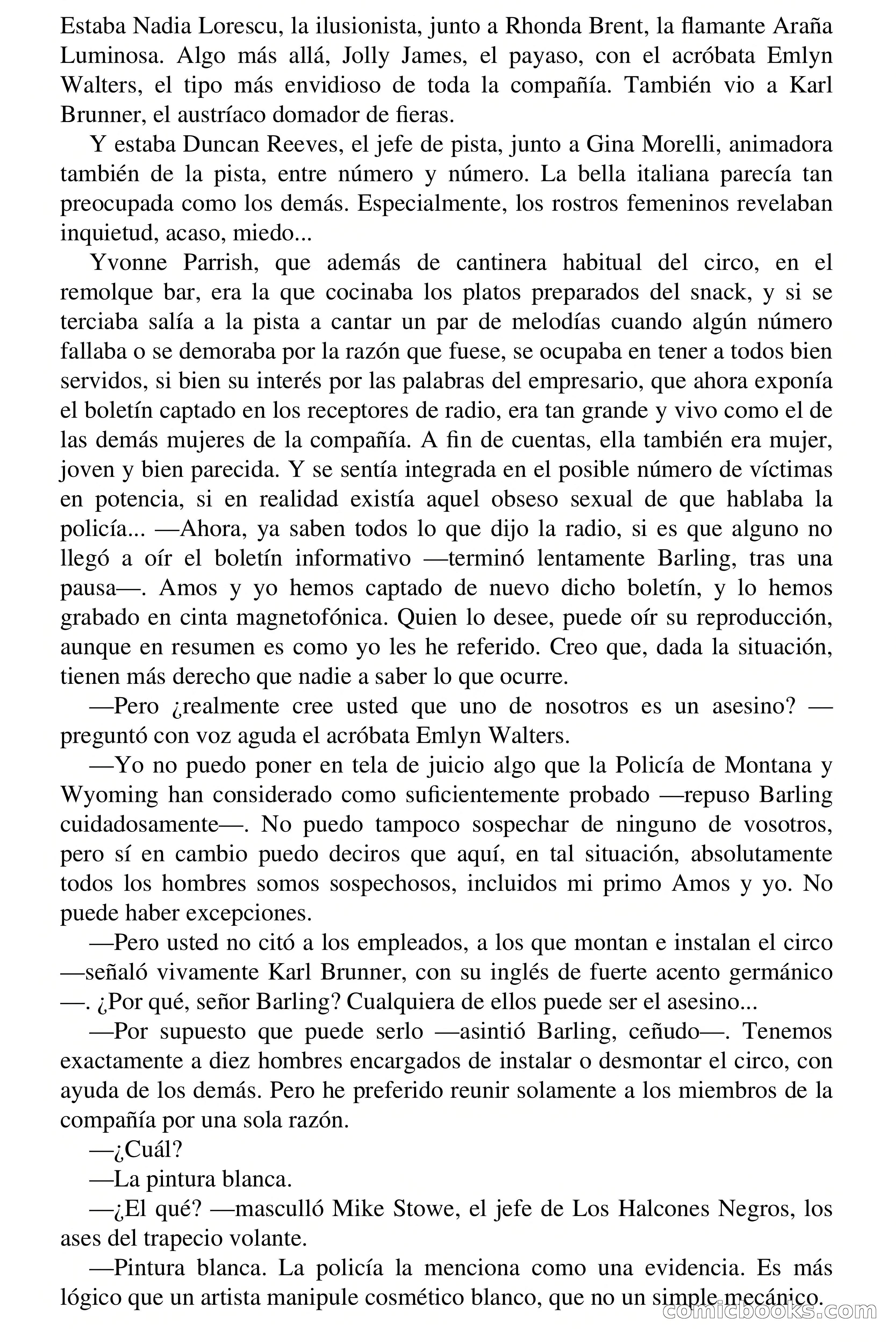 El circo del miedo (The Circus of Fear) — page 39 of 71