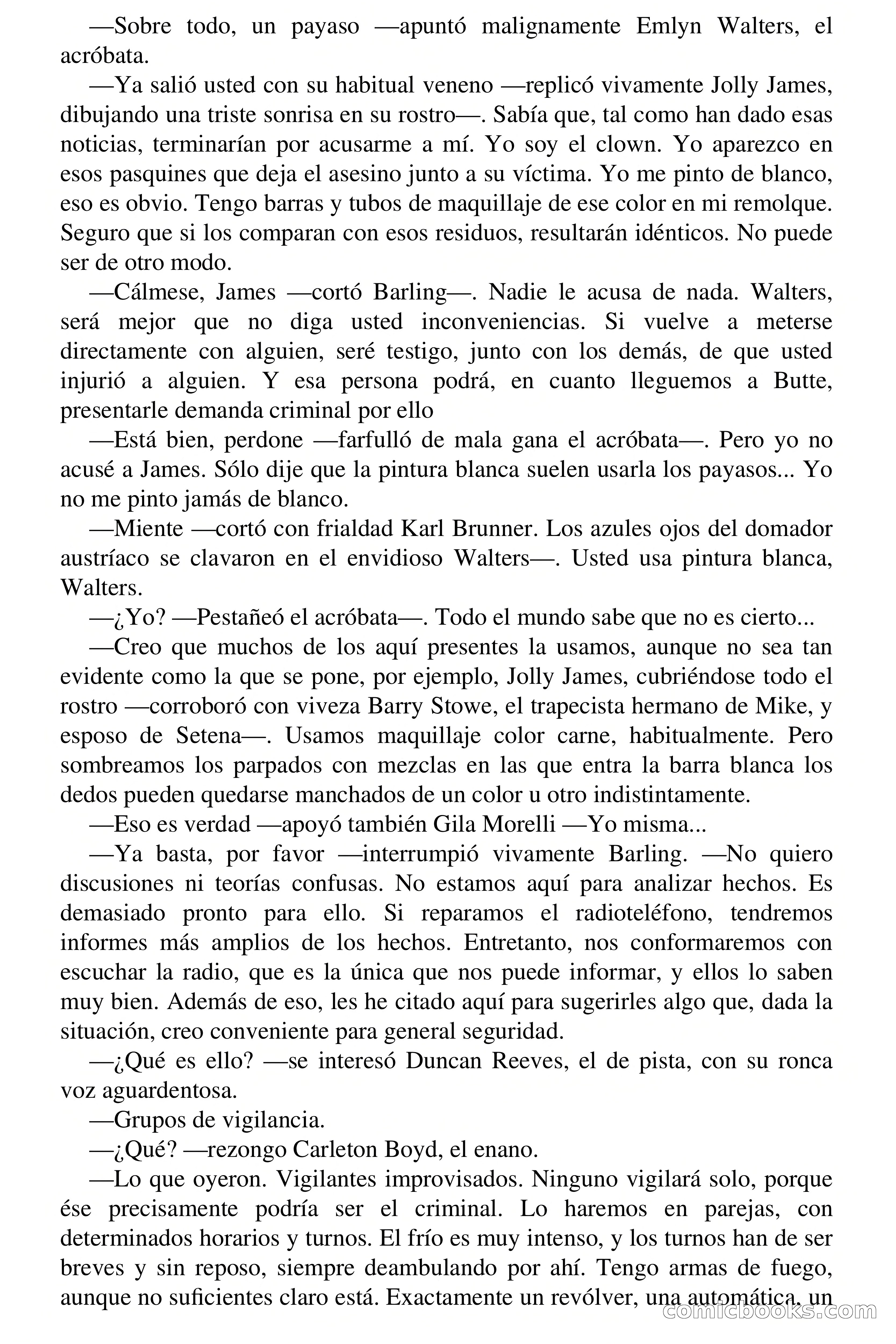 El circo del miedo (The Circus of Fear) — page 40 of 71