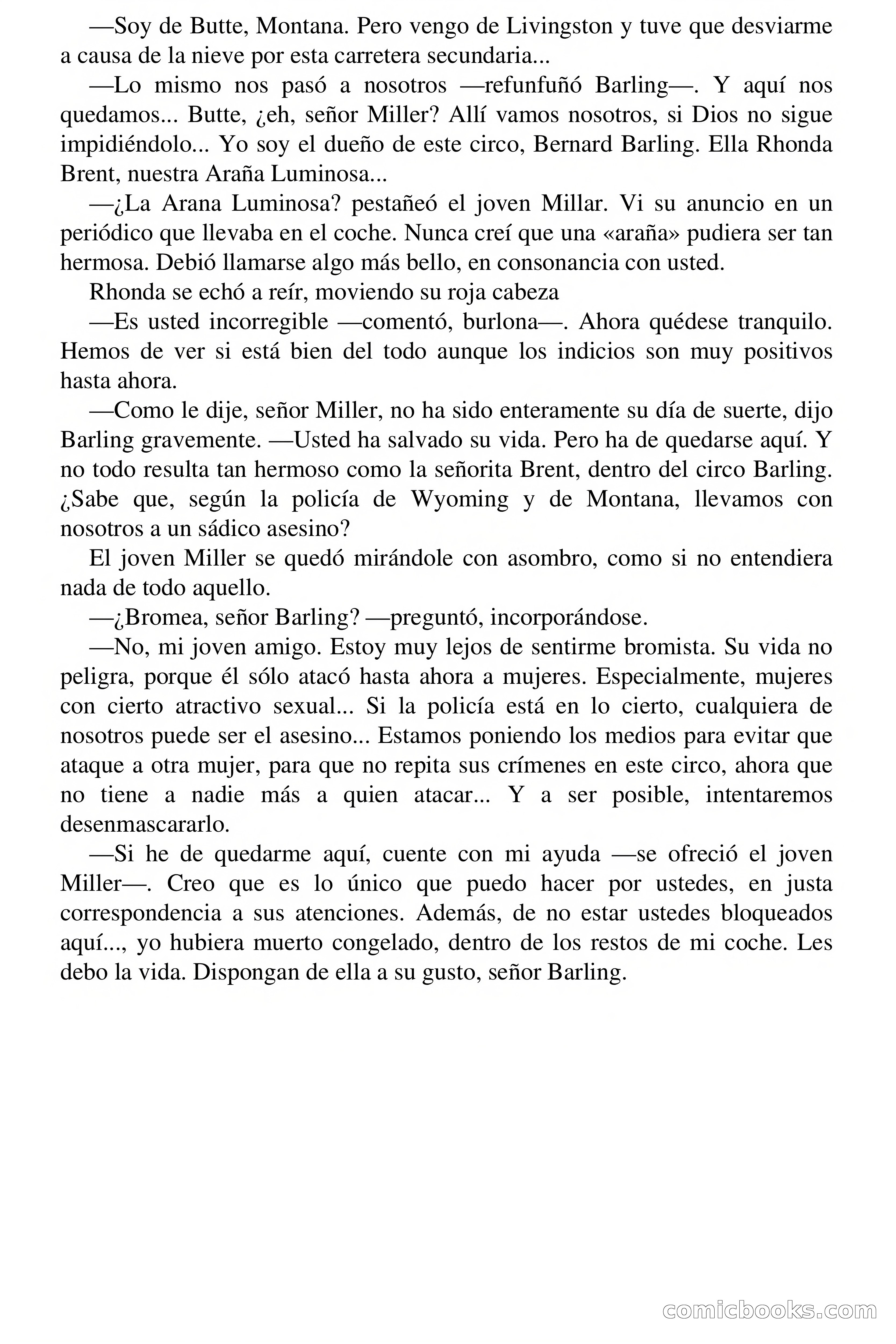 El circo del miedo (The Circus of Fear) — page 43 of 71