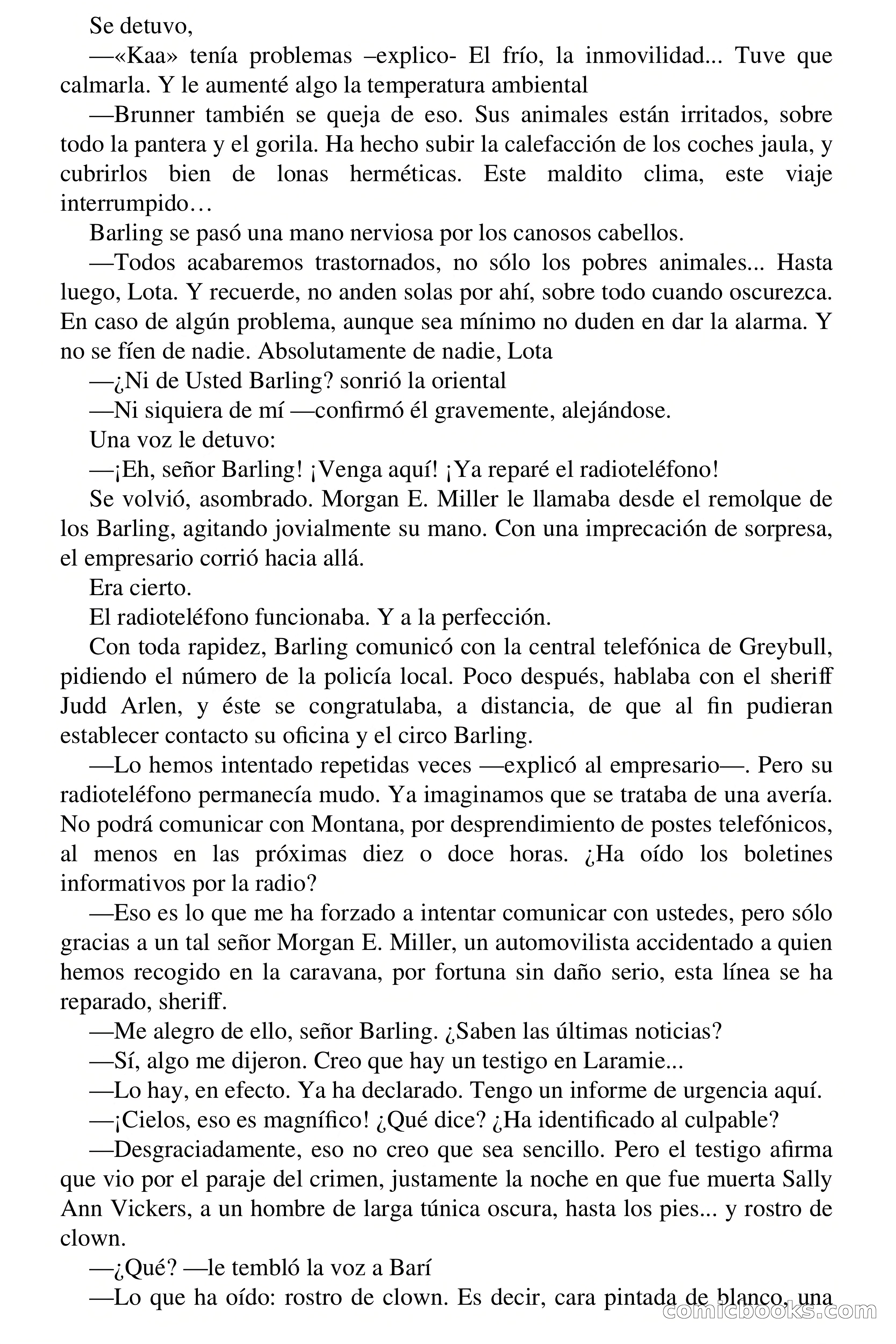 El circo del miedo (The Circus of Fear) — page 46 of 71