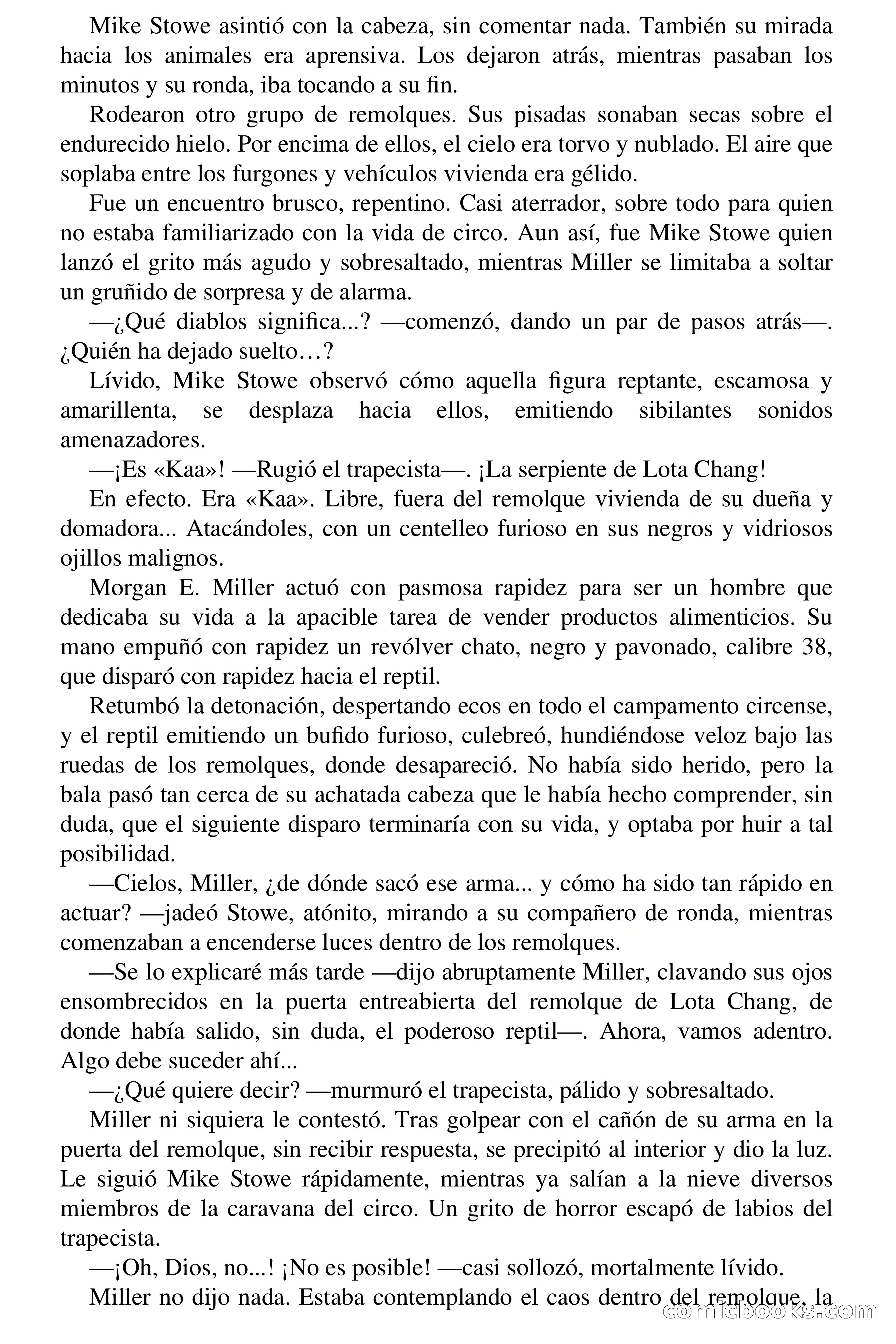 El circo del miedo (The Circus of Fear) — page 53 of 71
