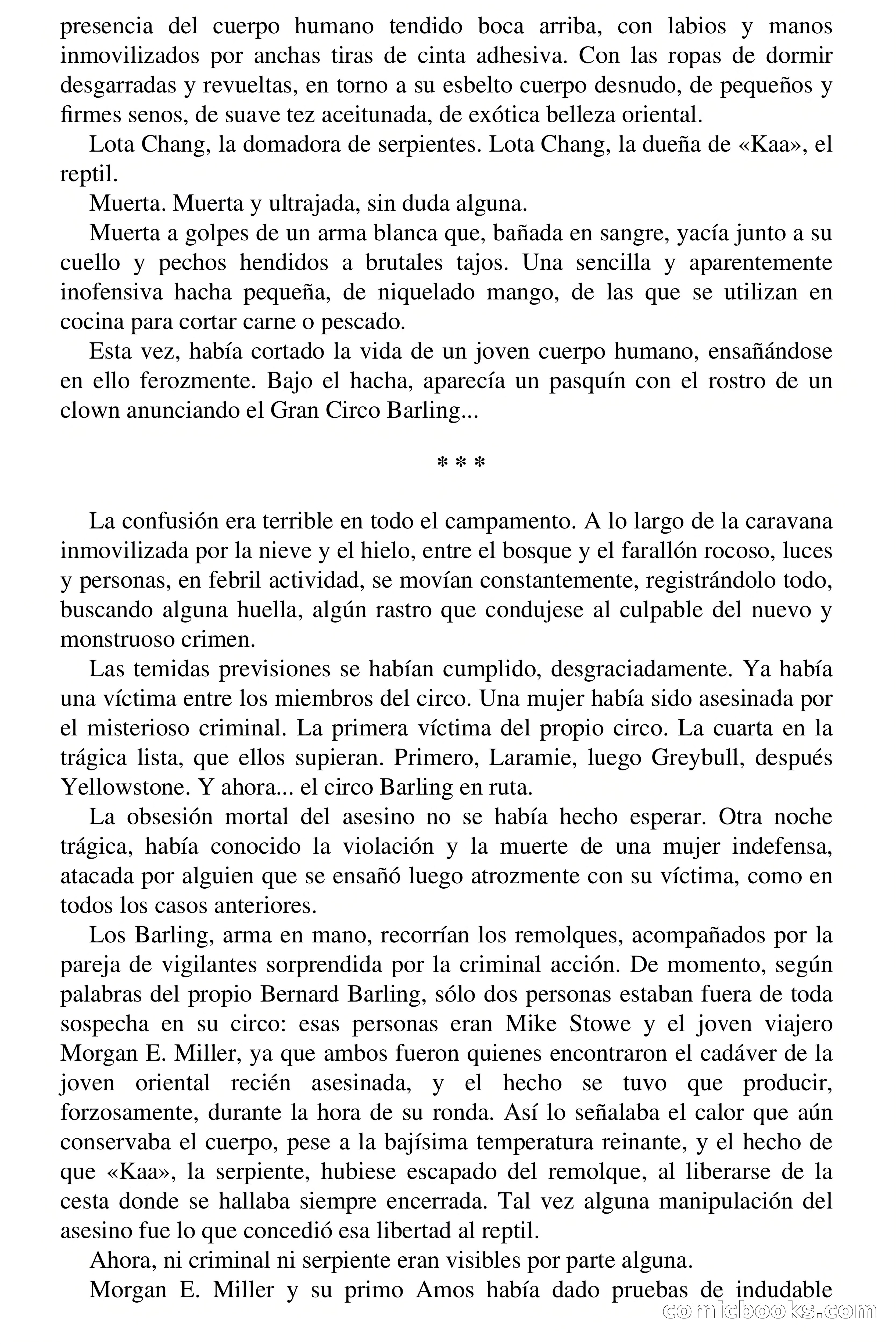 El circo del miedo (The Circus of Fear) — page 54 of 71