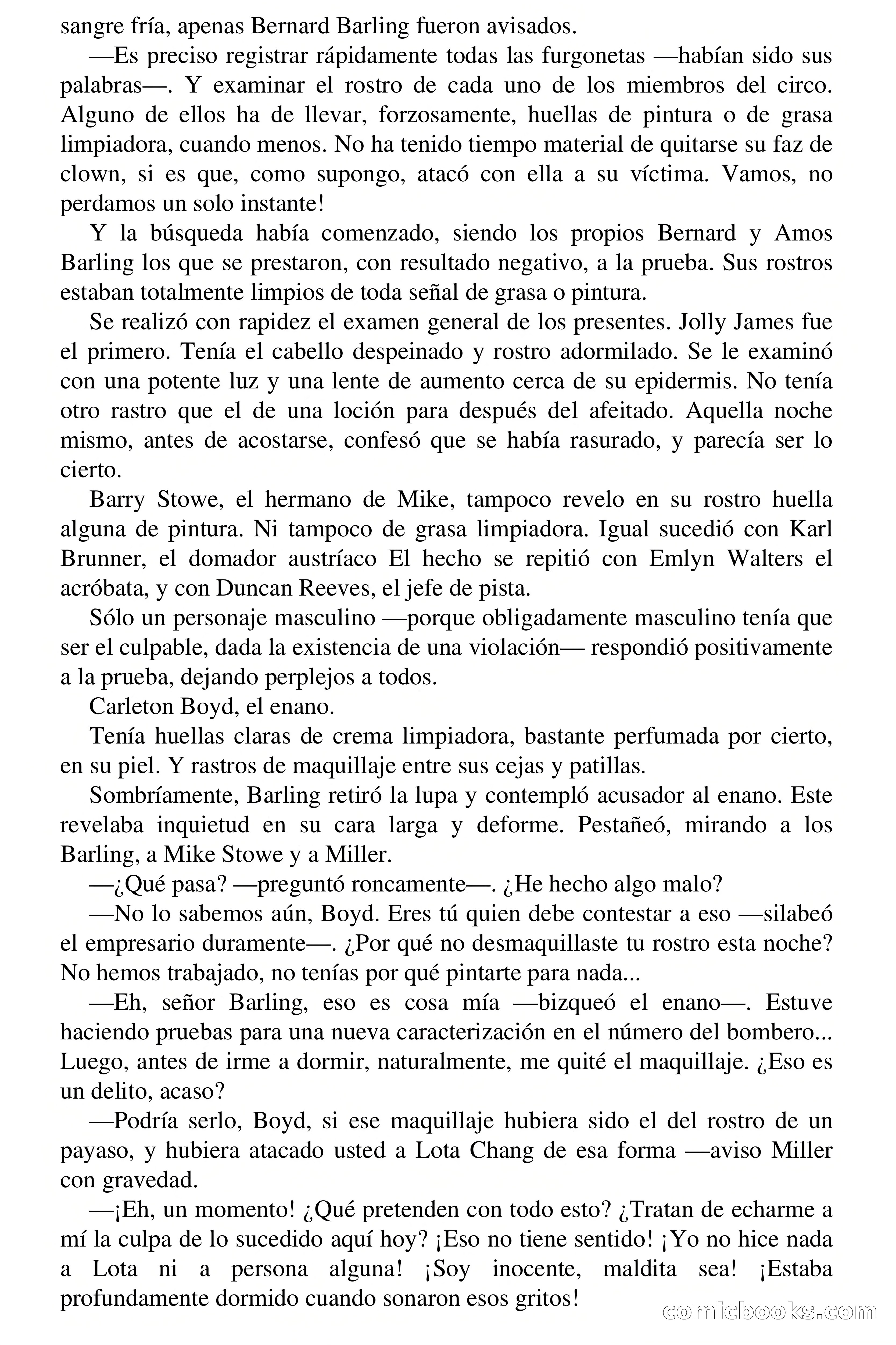 El circo del miedo (The Circus of Fear) — page 55 of 71