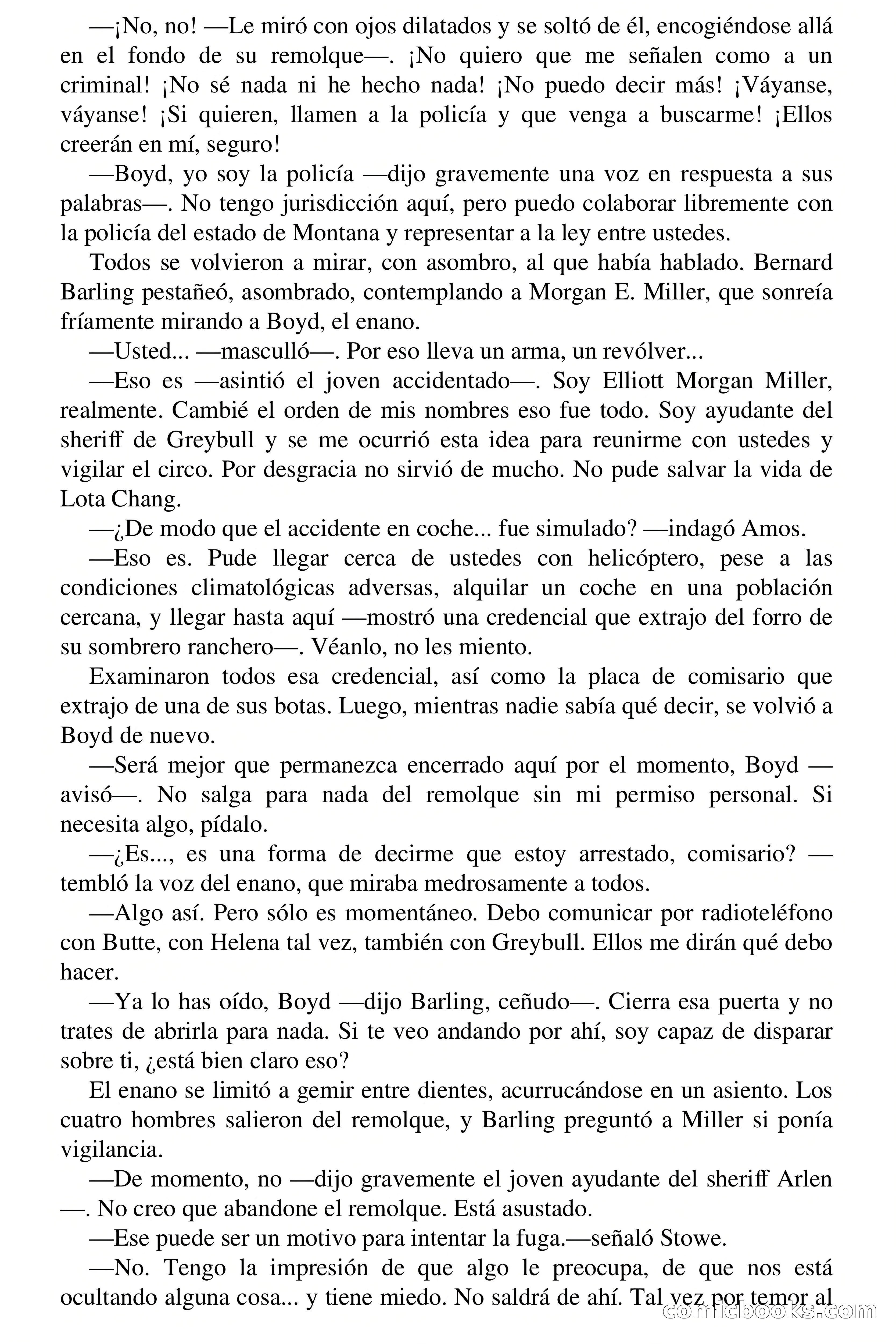 El circo del miedo (The Circus of Fear) — page 57 of 71