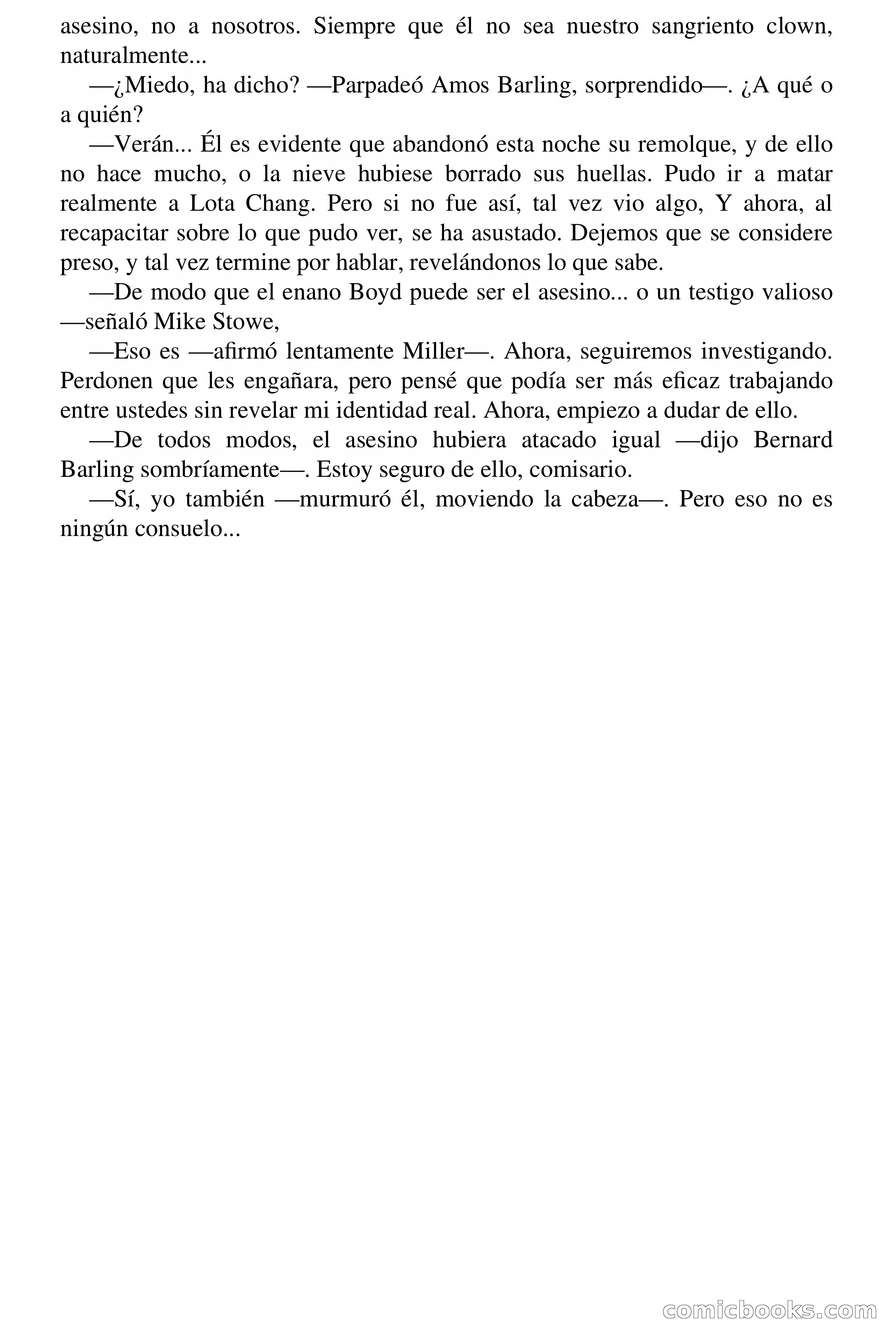 El circo del miedo (The Circus of Fear) — page 58 of 71