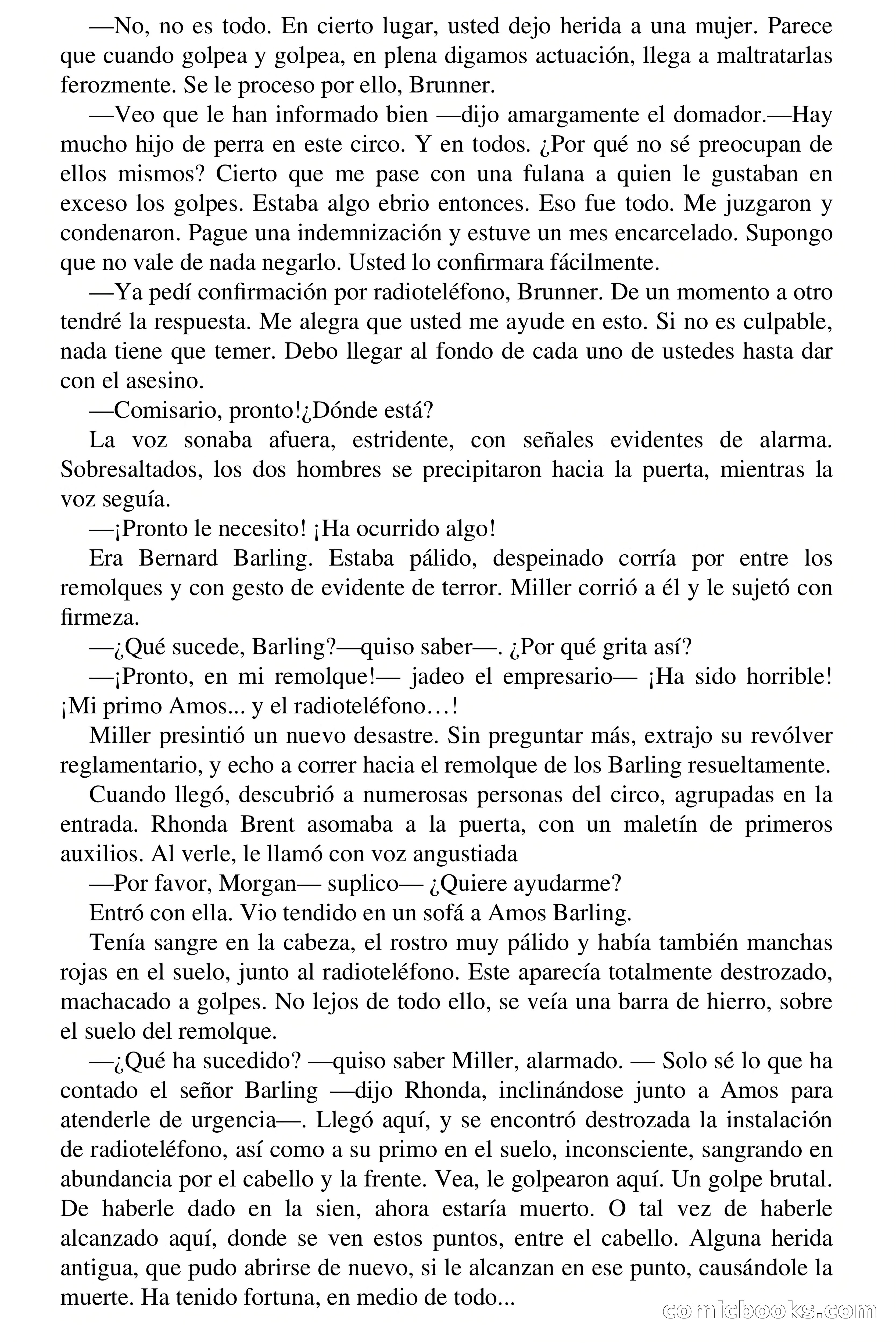 El circo del miedo (The Circus of Fear) — page 63 of 71