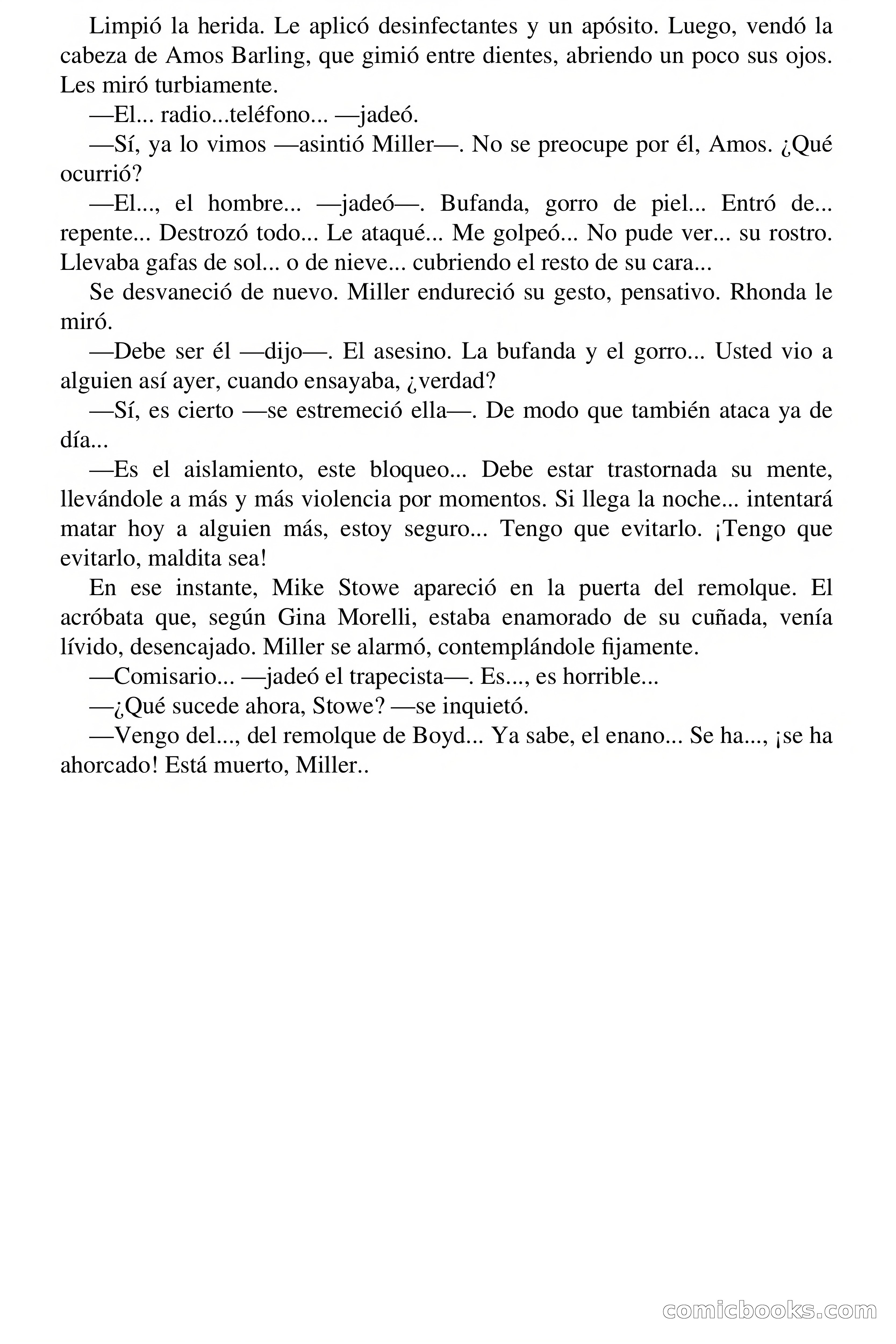 El circo del miedo (The Circus of Fear) — page 64 of 71