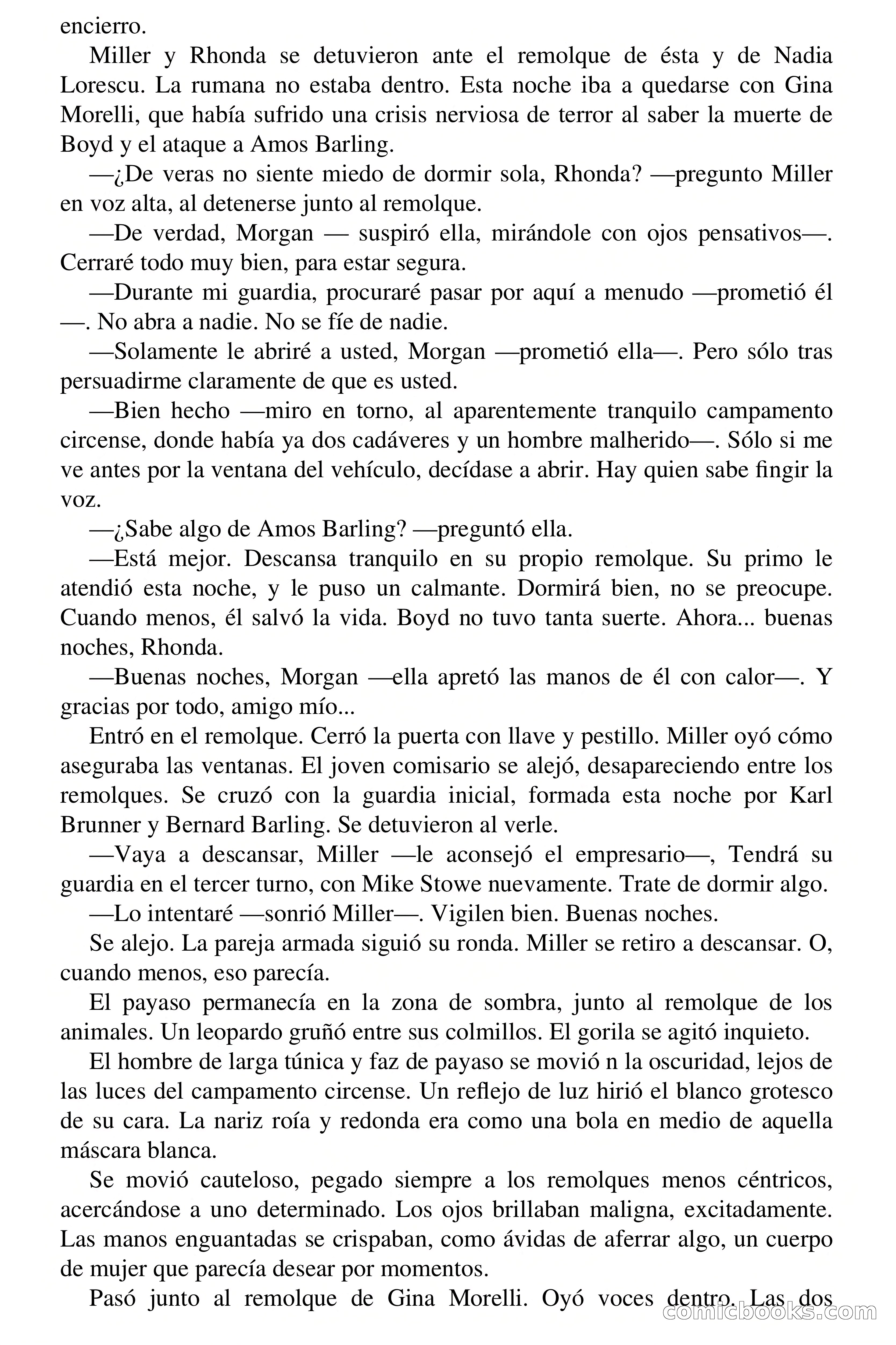 El circo del miedo (The Circus of Fear) — page 66 of 71