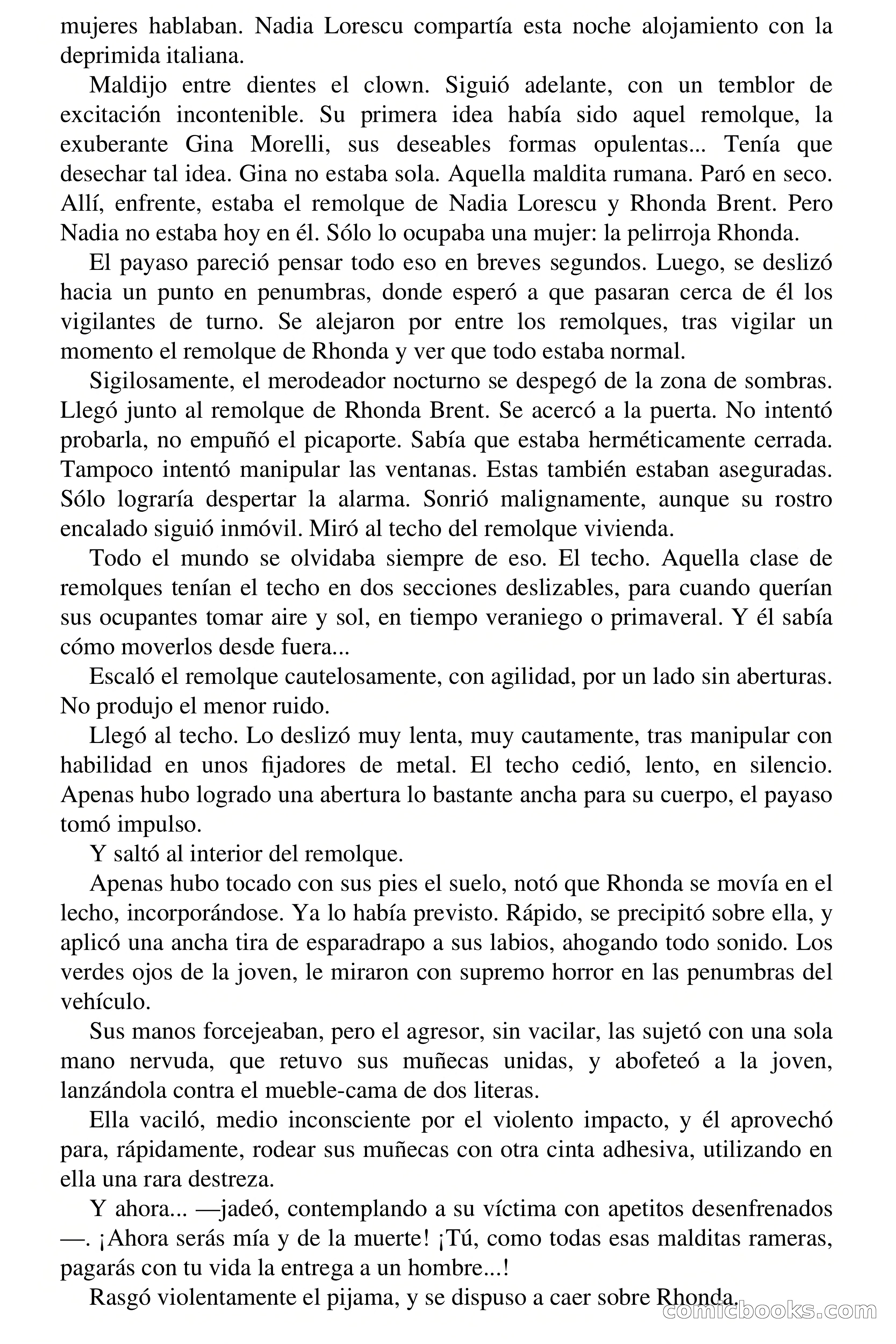 El circo del miedo (The Circus of Fear) — page 67 of 71