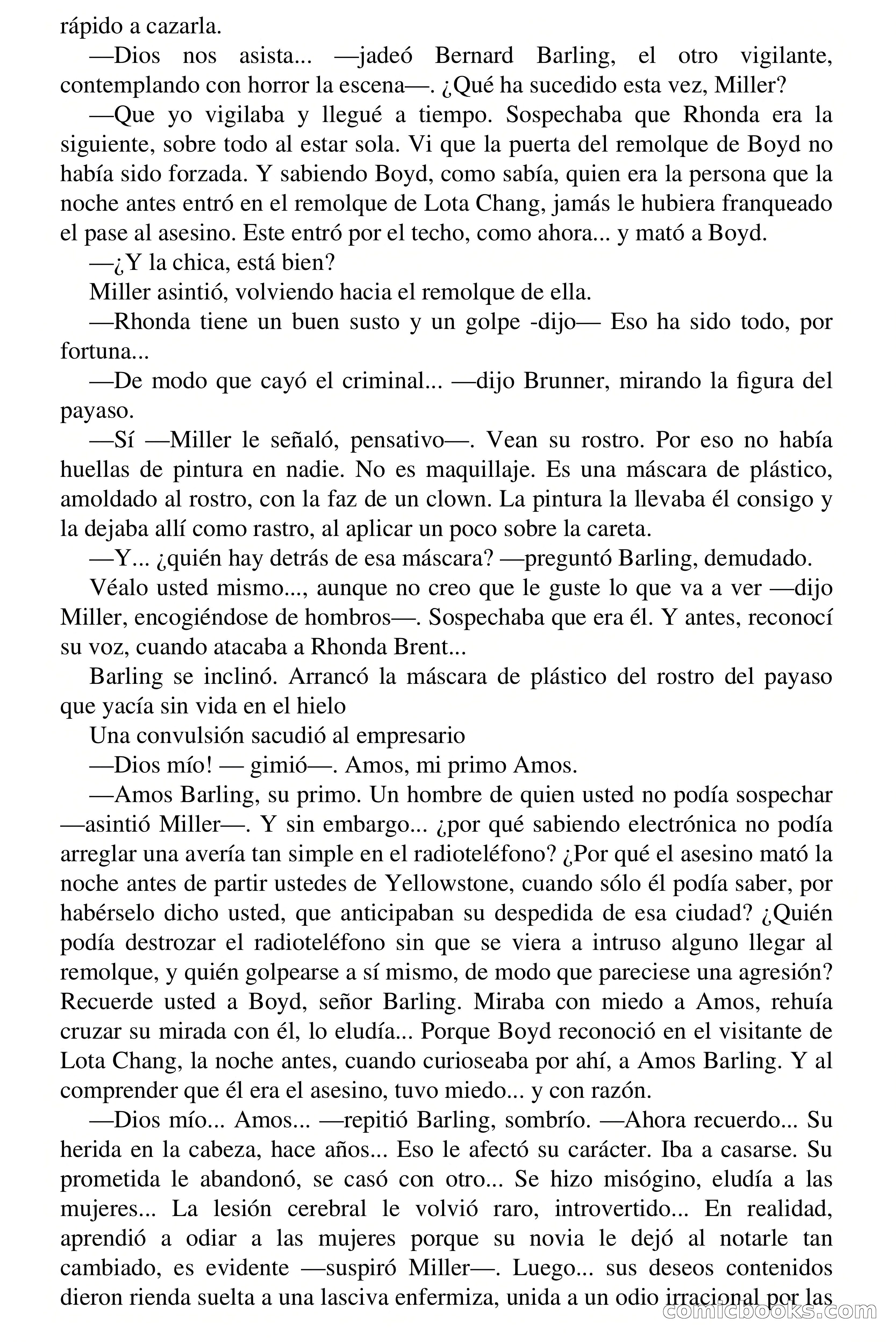 El circo del miedo (The Circus of Fear) — page 70 of 71