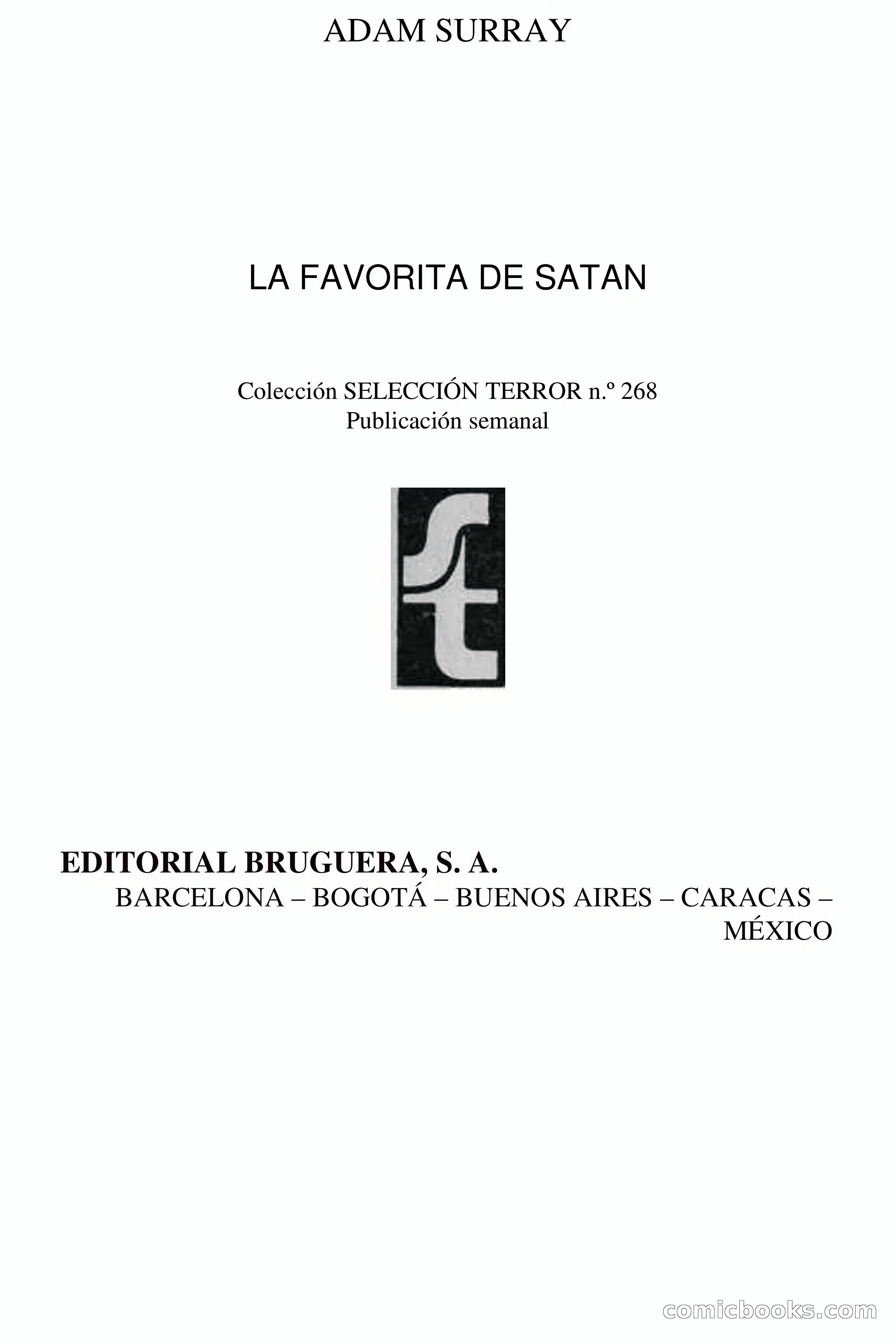 La favorita de Satán — page 4 of 66