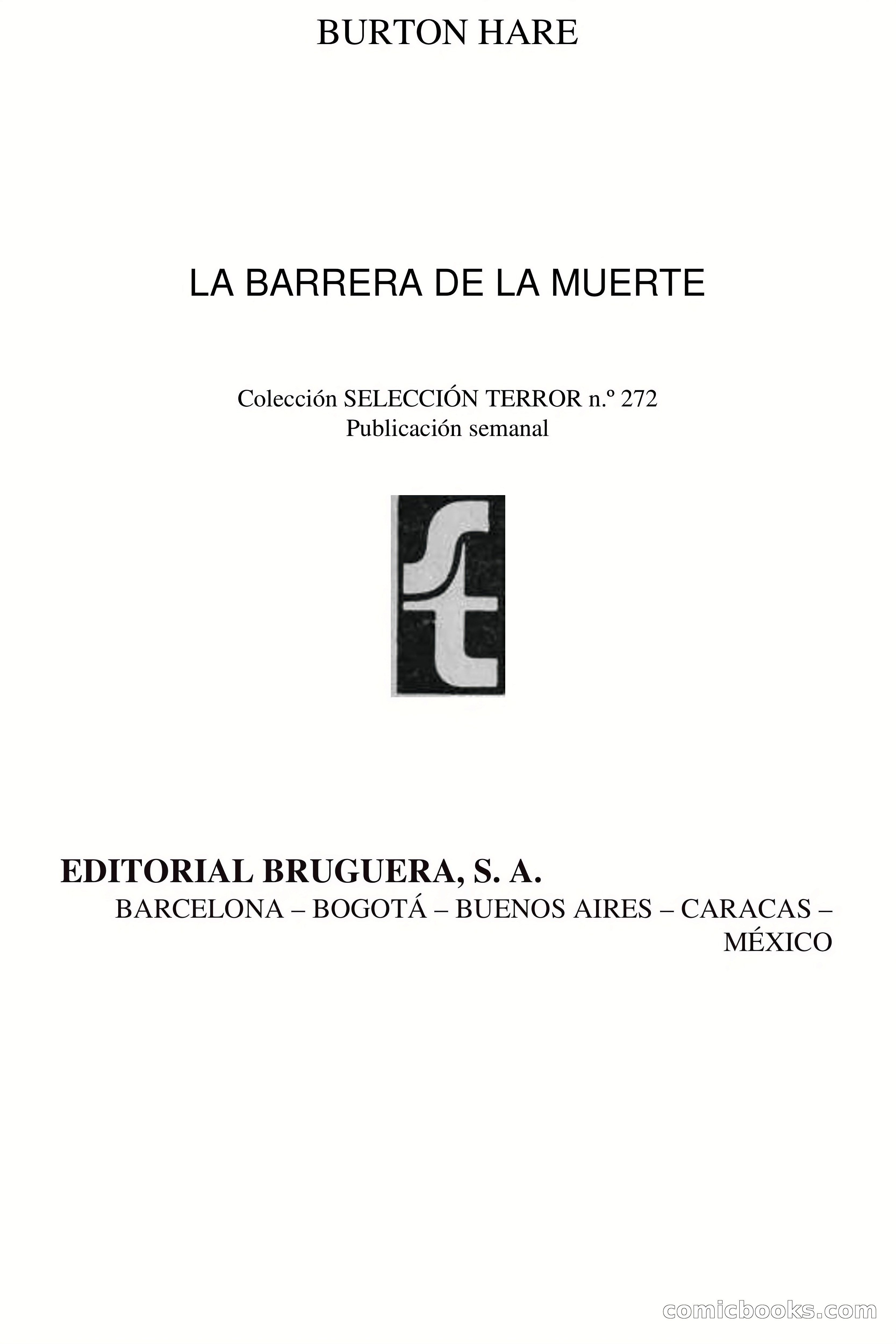 La barrera de la muerte (The Barrier of Death) — page 4 of 59