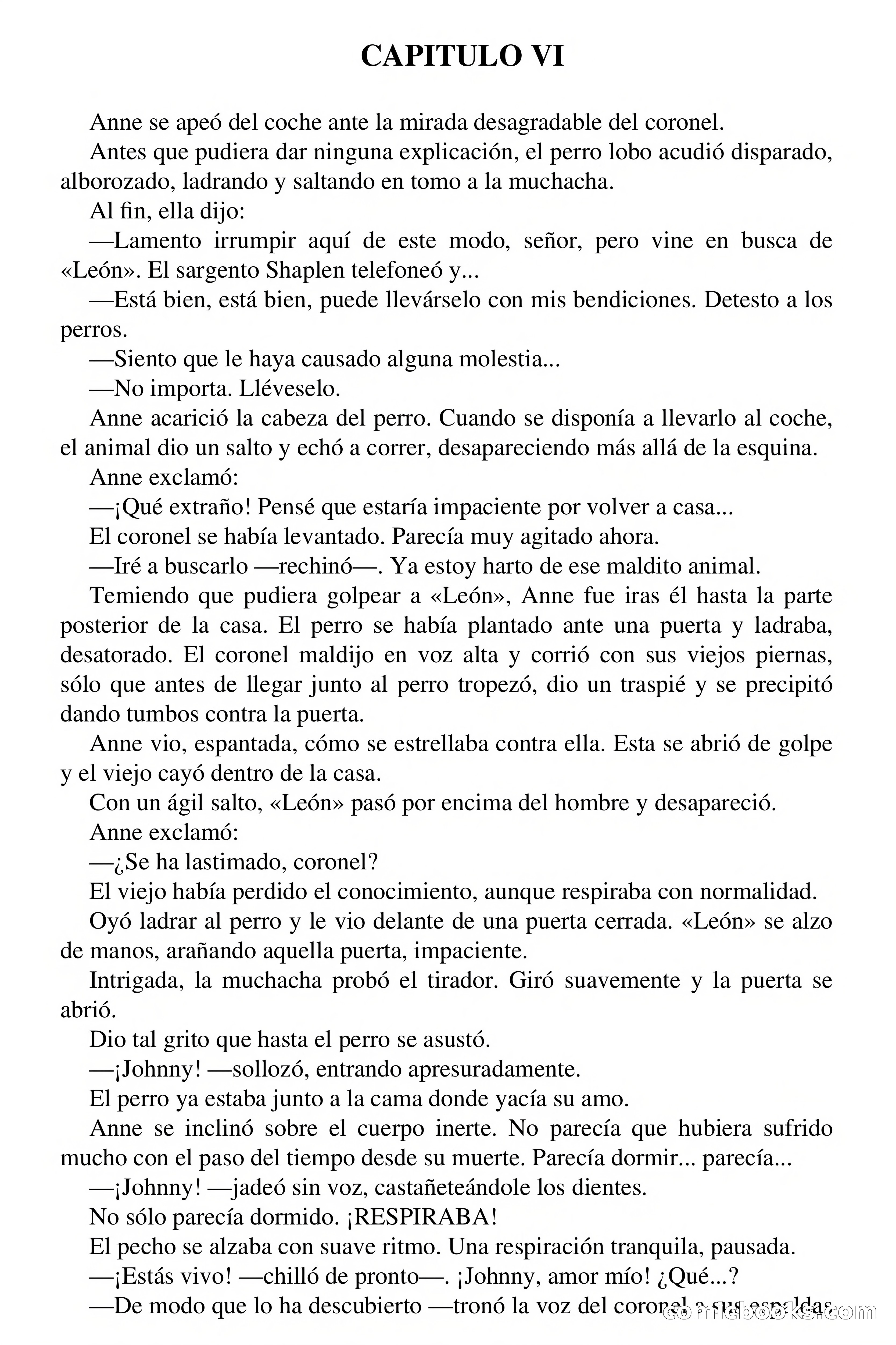 La barrera de la muerte (The Barrier of Death) — page 39 of 59