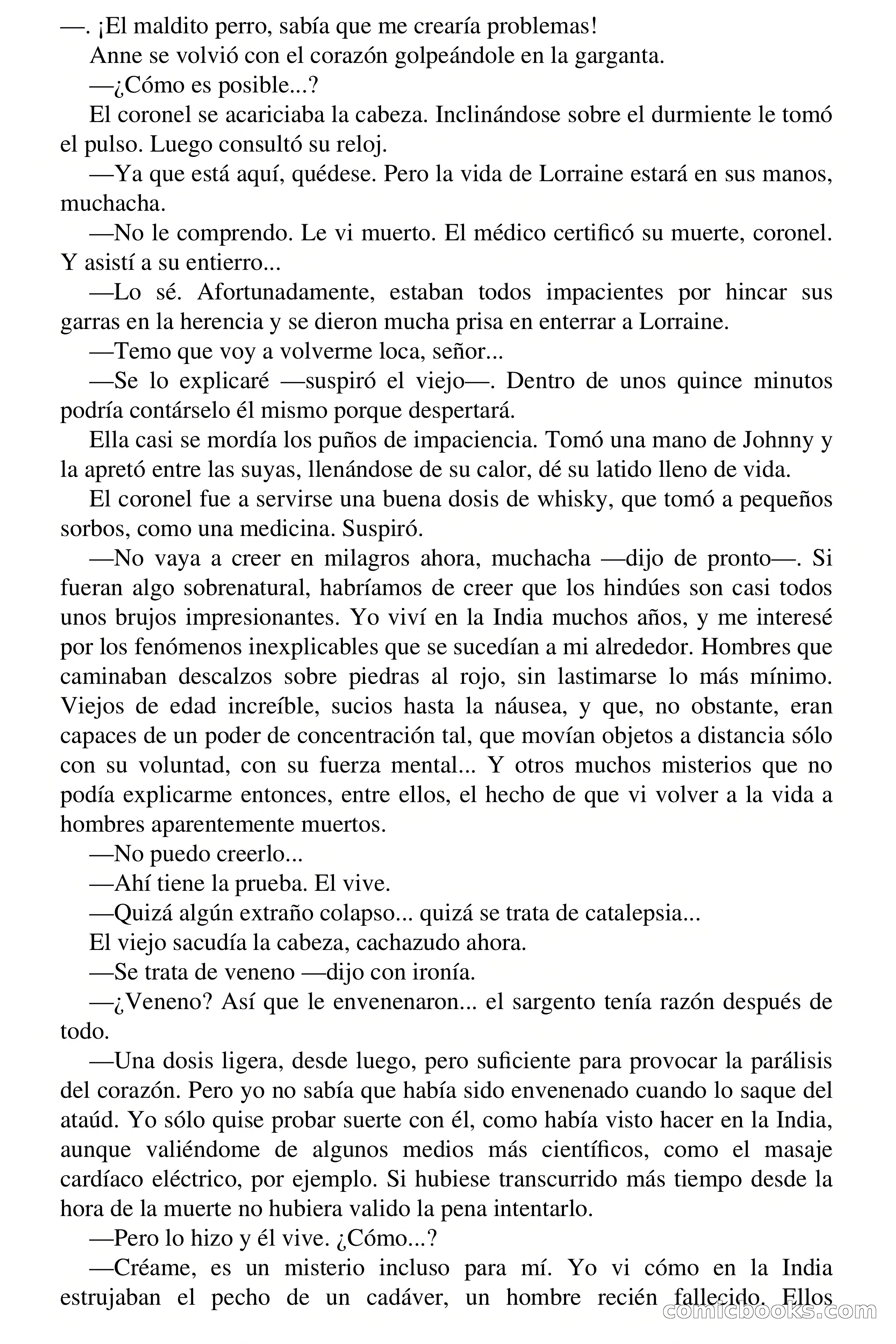 La barrera de la muerte (The Barrier of Death) — page 40 of 59