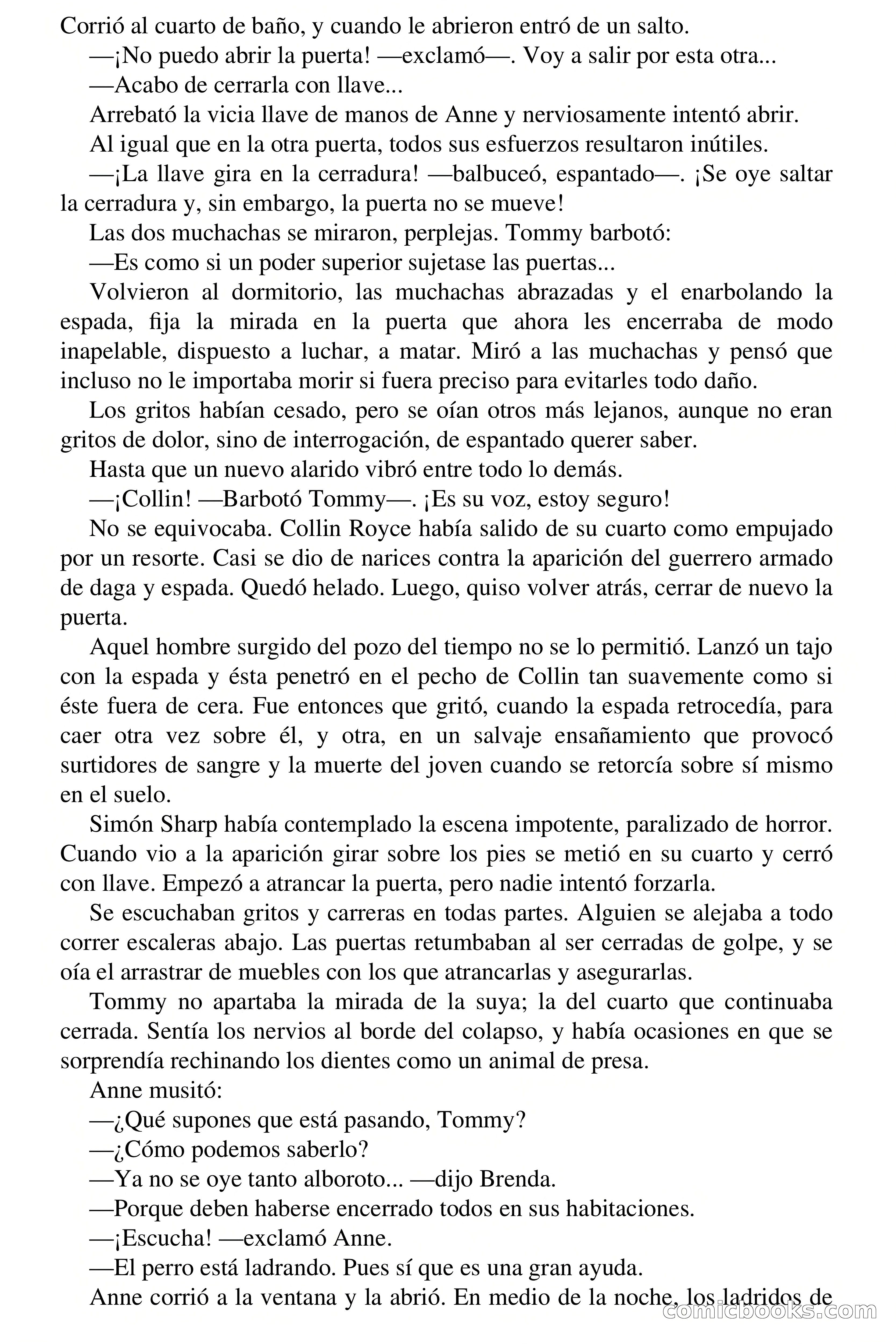 La barrera de la muerte (The Barrier of Death) — page 51 of 59