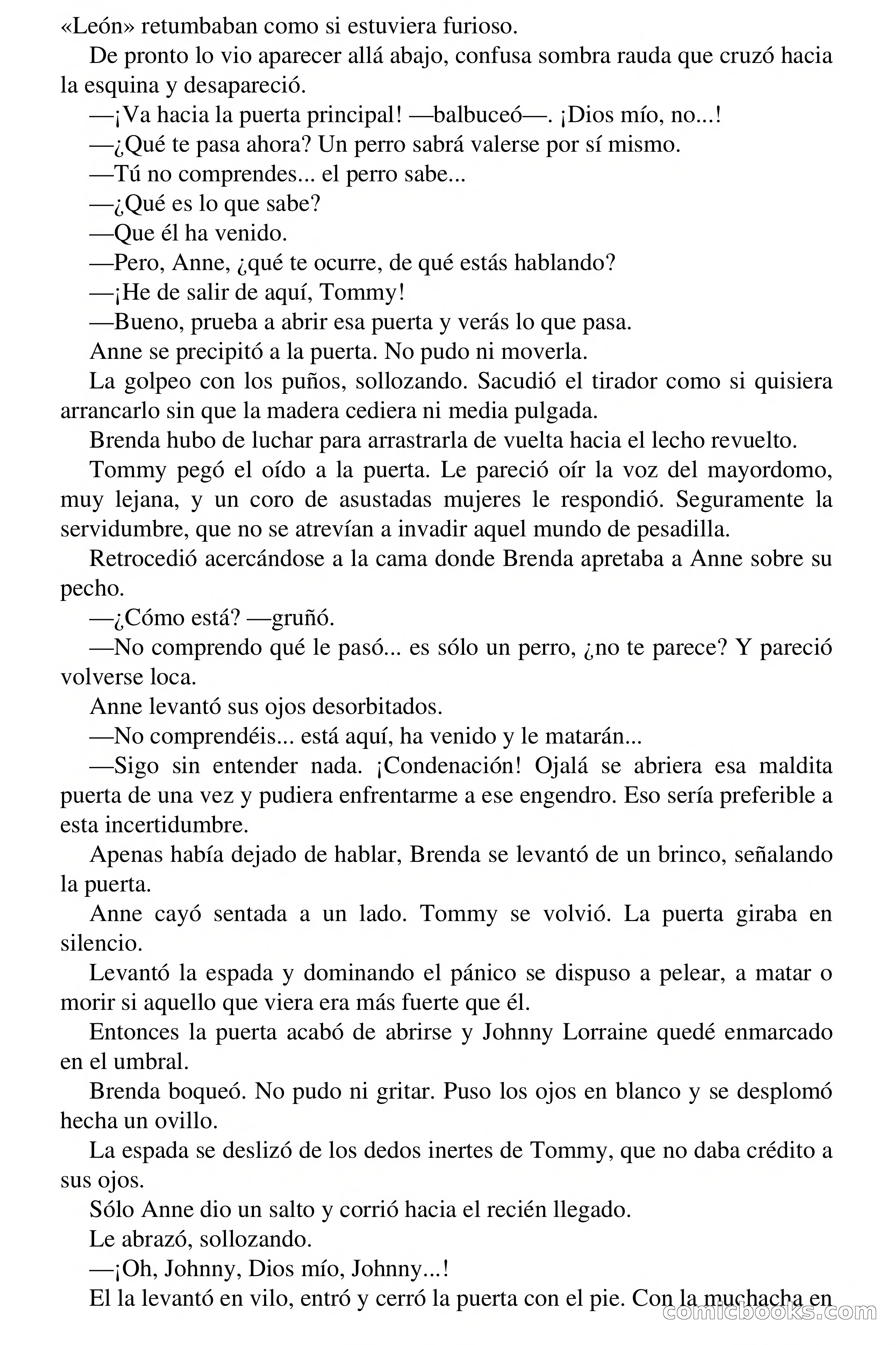 La barrera de la muerte (The Barrier of Death) — page 52 of 59