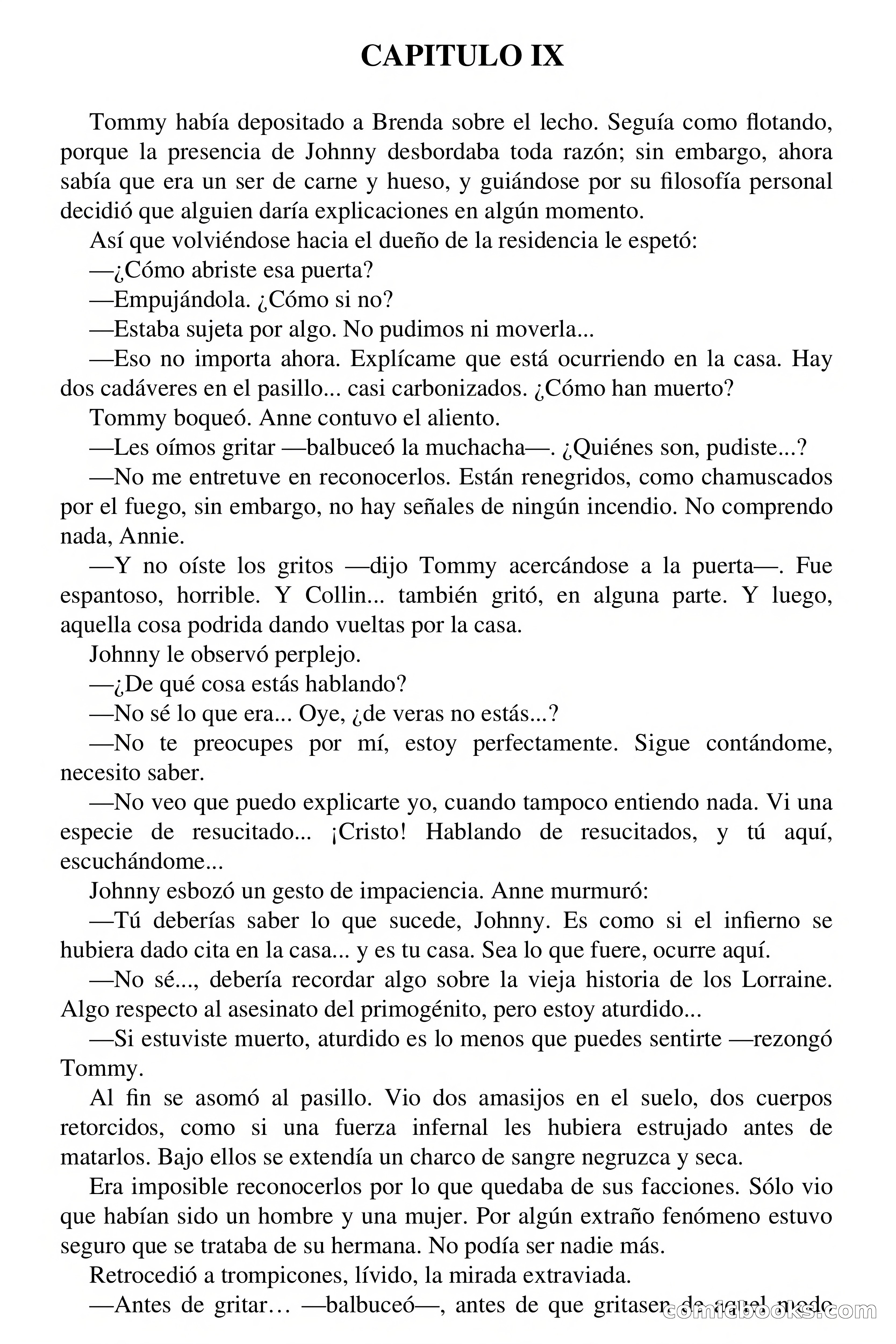 La barrera de la muerte (The Barrier of Death) — page 54 of 59
