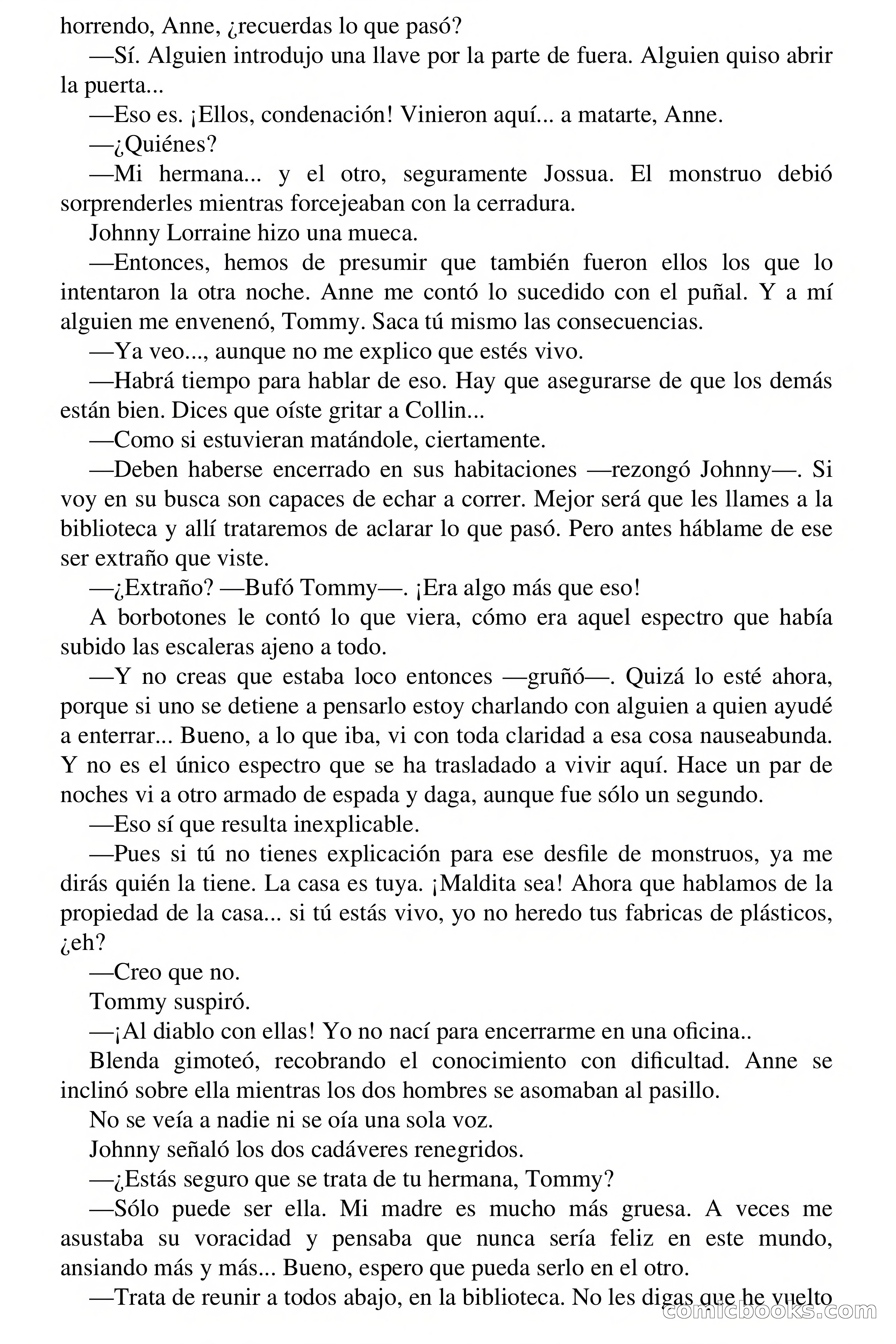 La barrera de la muerte (The Barrier of Death) — page 55 of 59