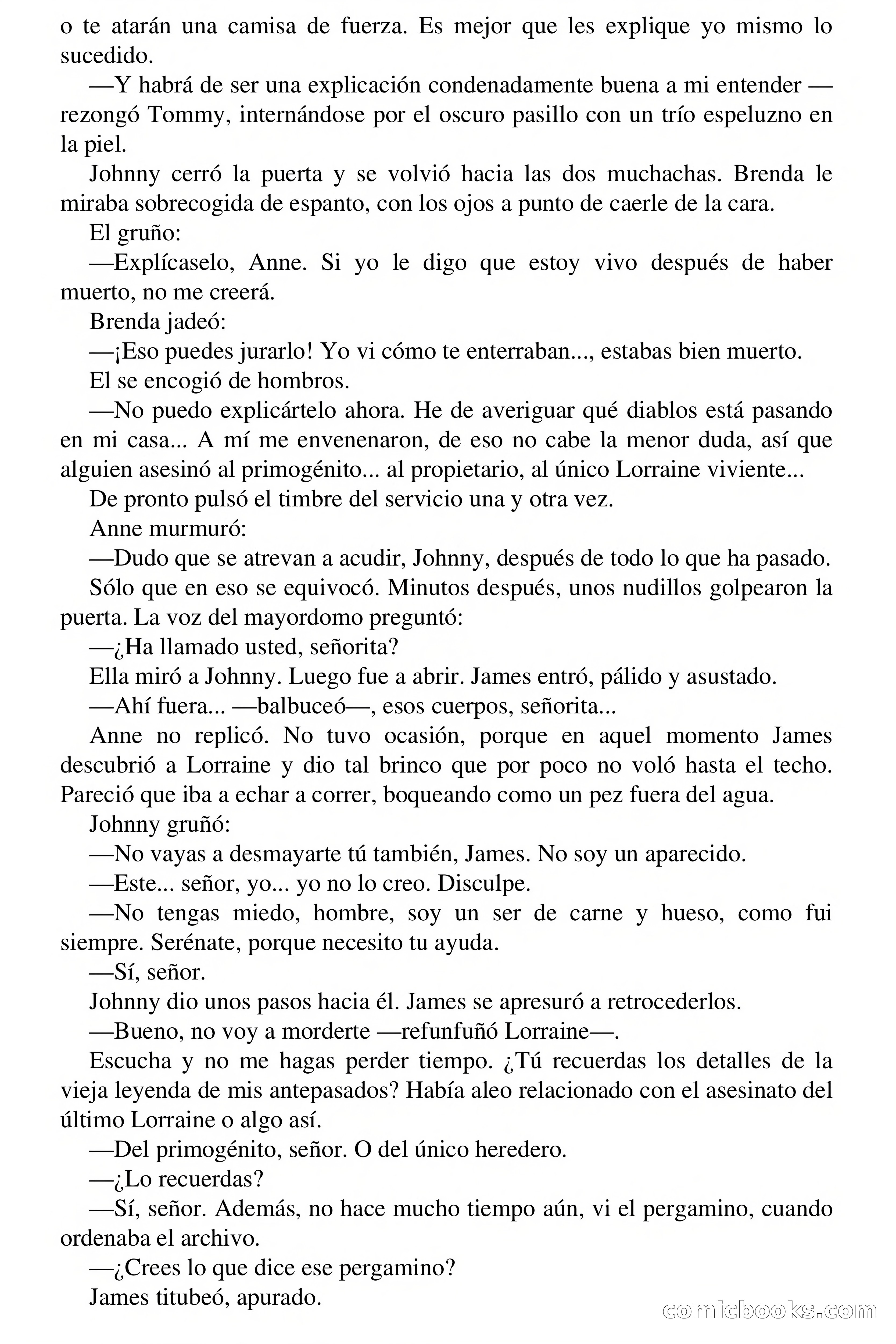 La barrera de la muerte (The Barrier of Death) — page 56 of 59