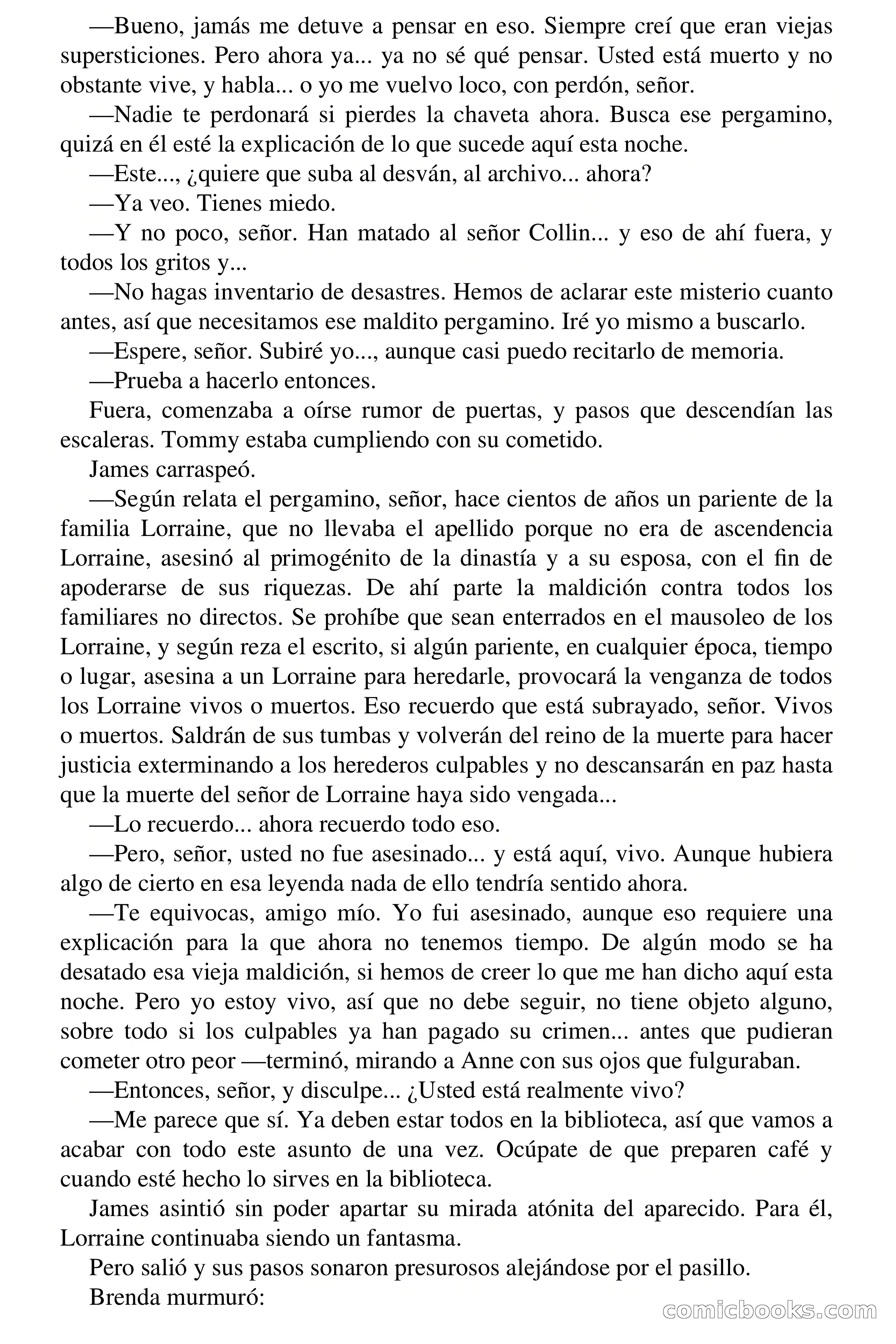 La barrera de la muerte (The Barrier of Death) — page 57 of 59