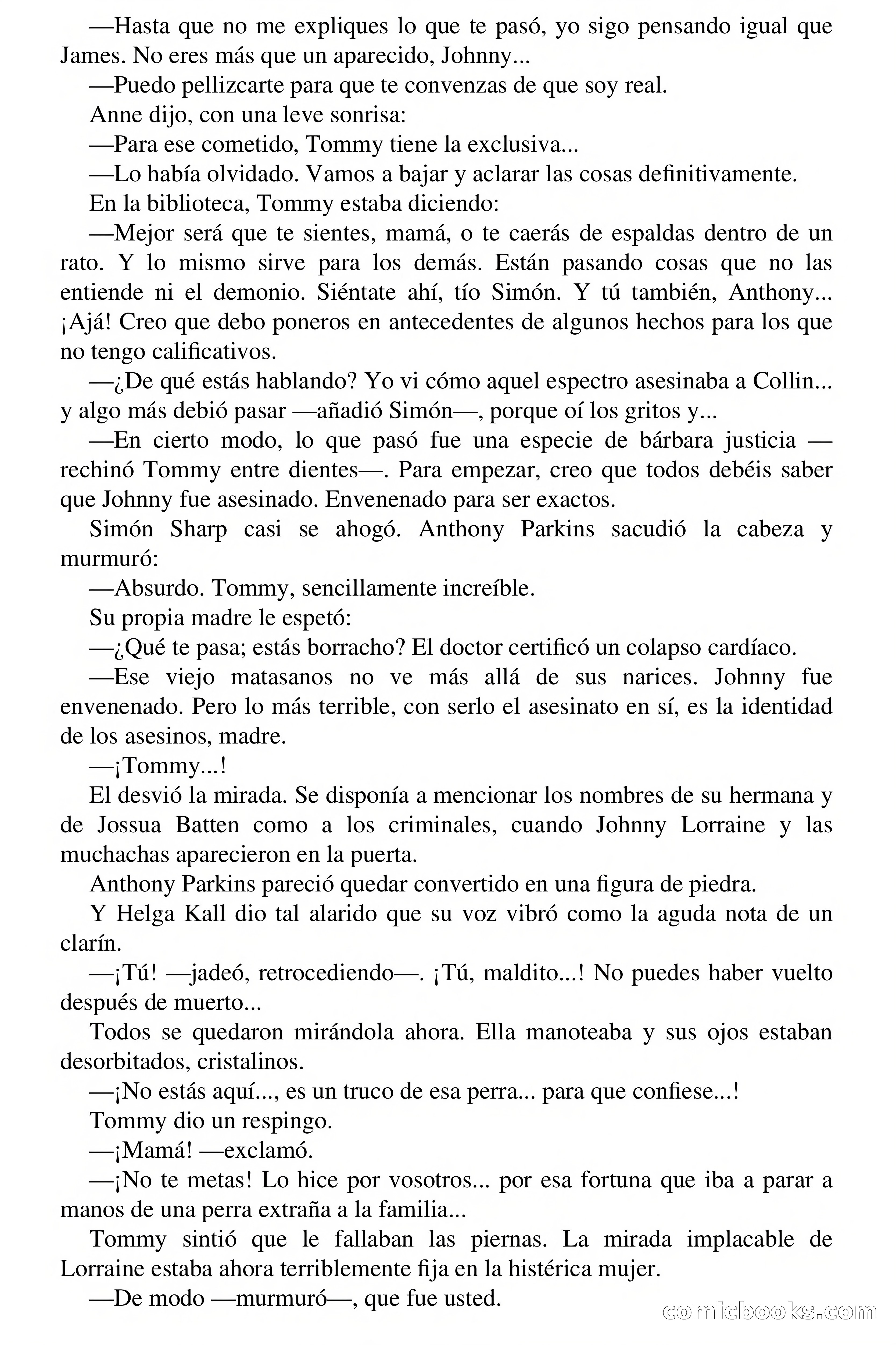 La barrera de la muerte (The Barrier of Death) — page 58 of 59