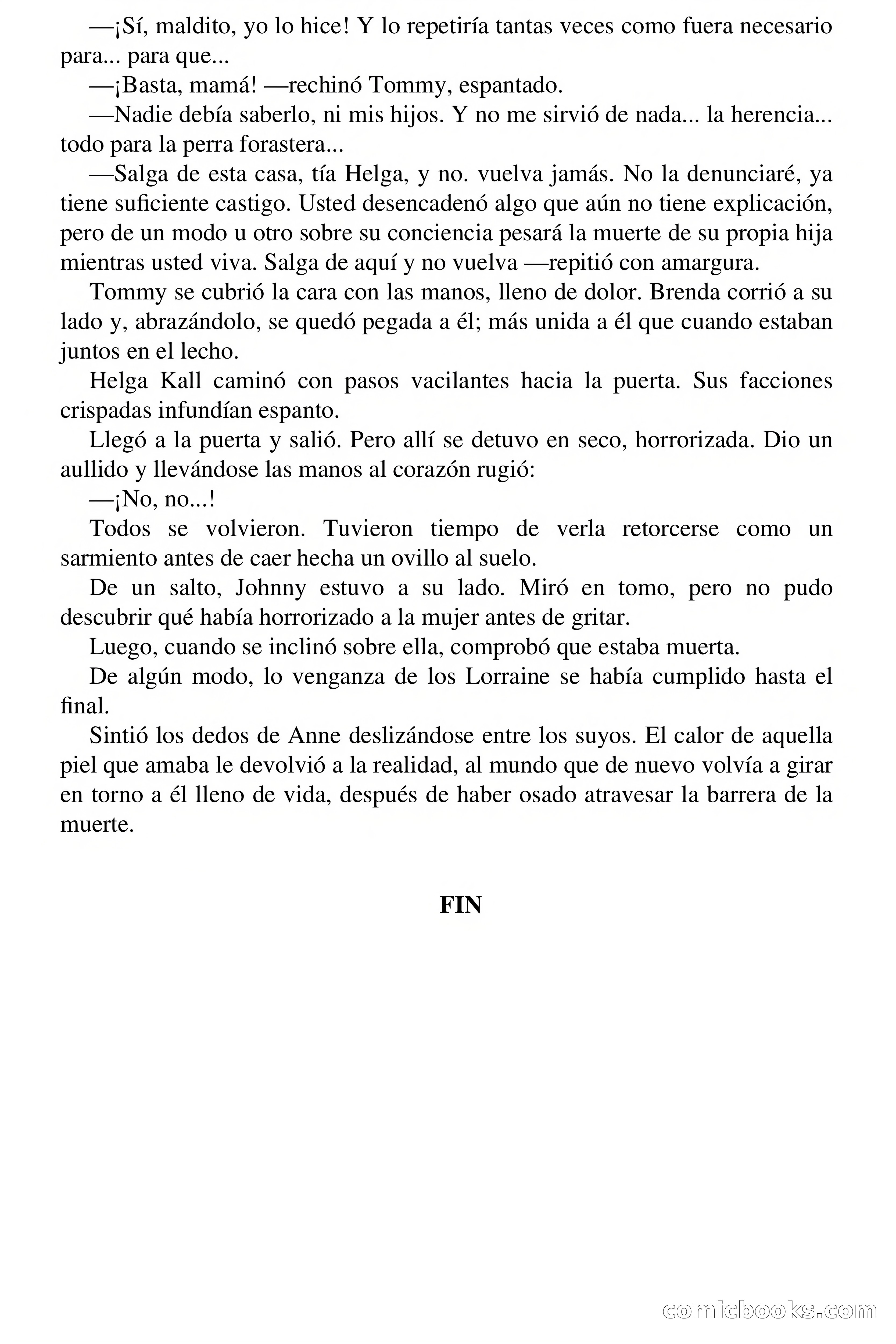 La barrera de la muerte (The Barrier of Death) — page 59 of 59
