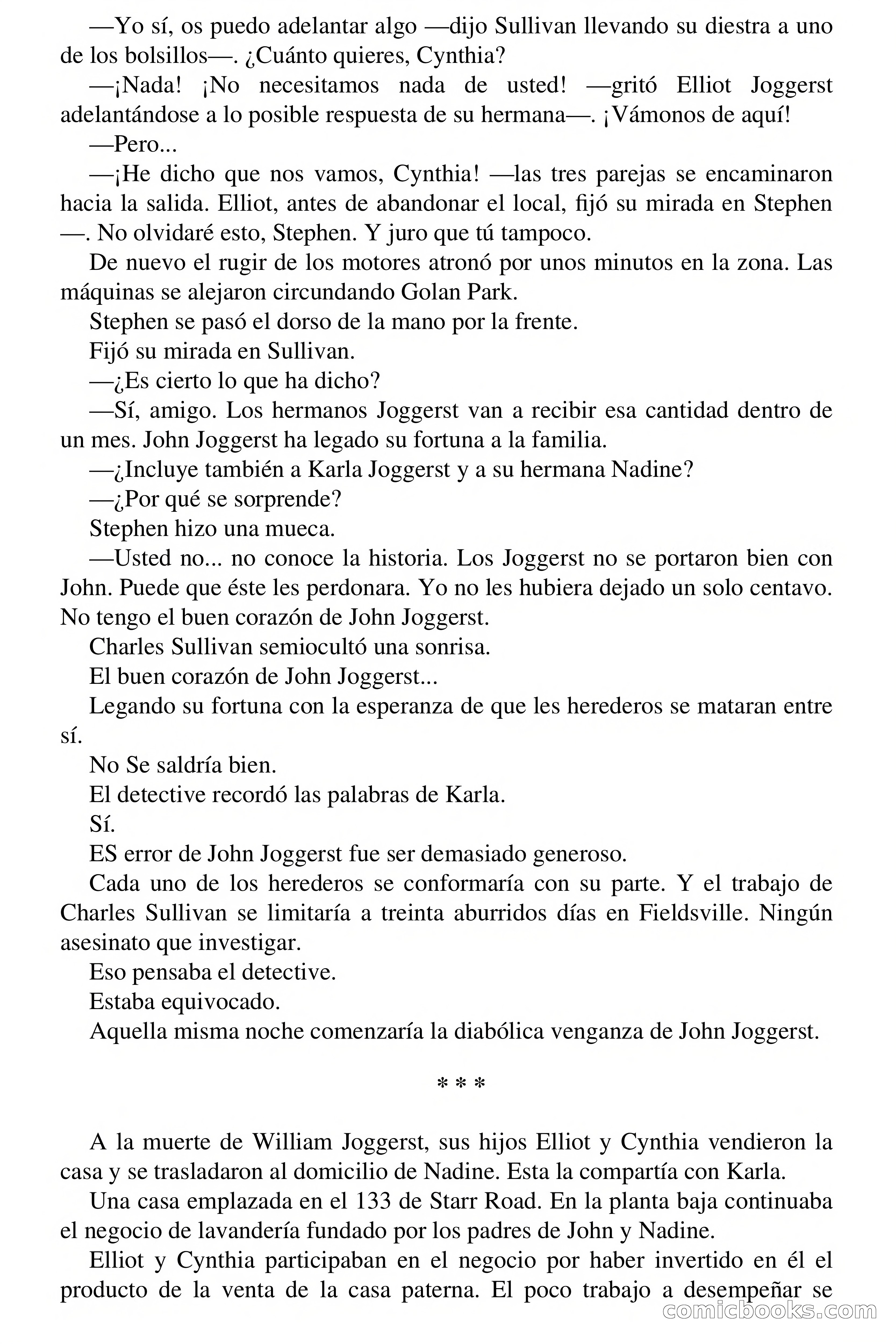El difunto quiere vengarse — page 21 of 61
