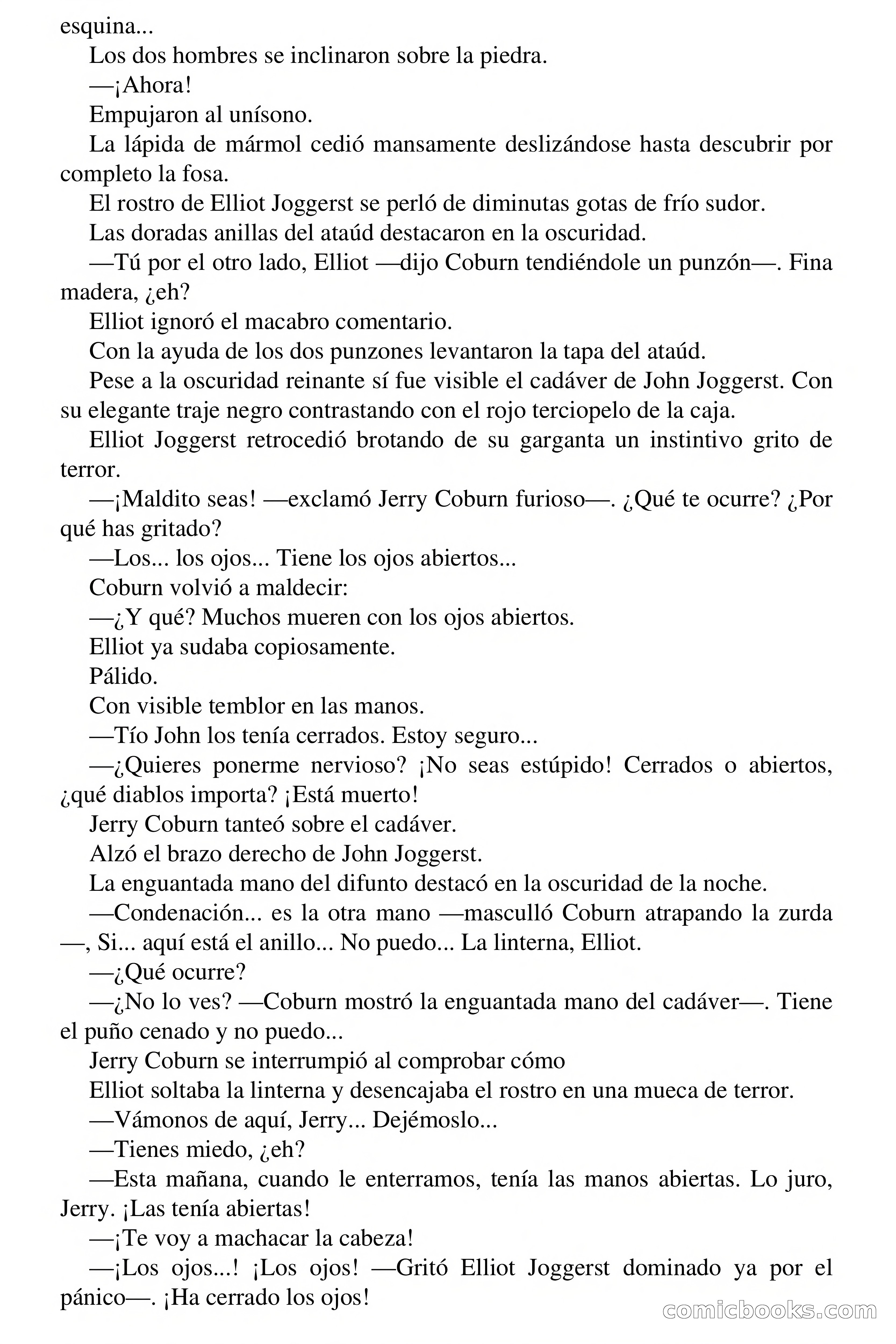 El difunto quiere vengarse — page 28 of 61