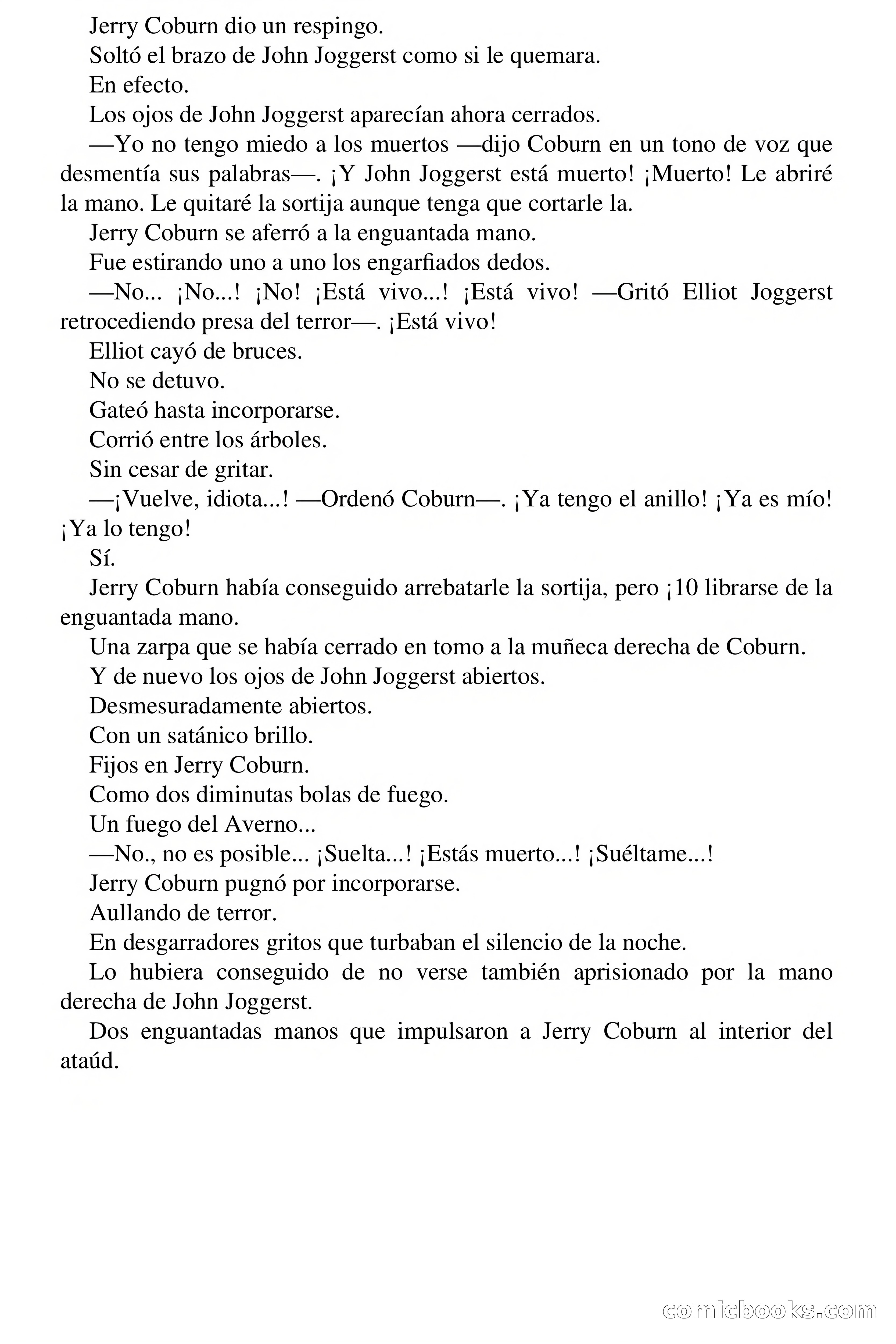 El difunto quiere vengarse — page 29 of 61