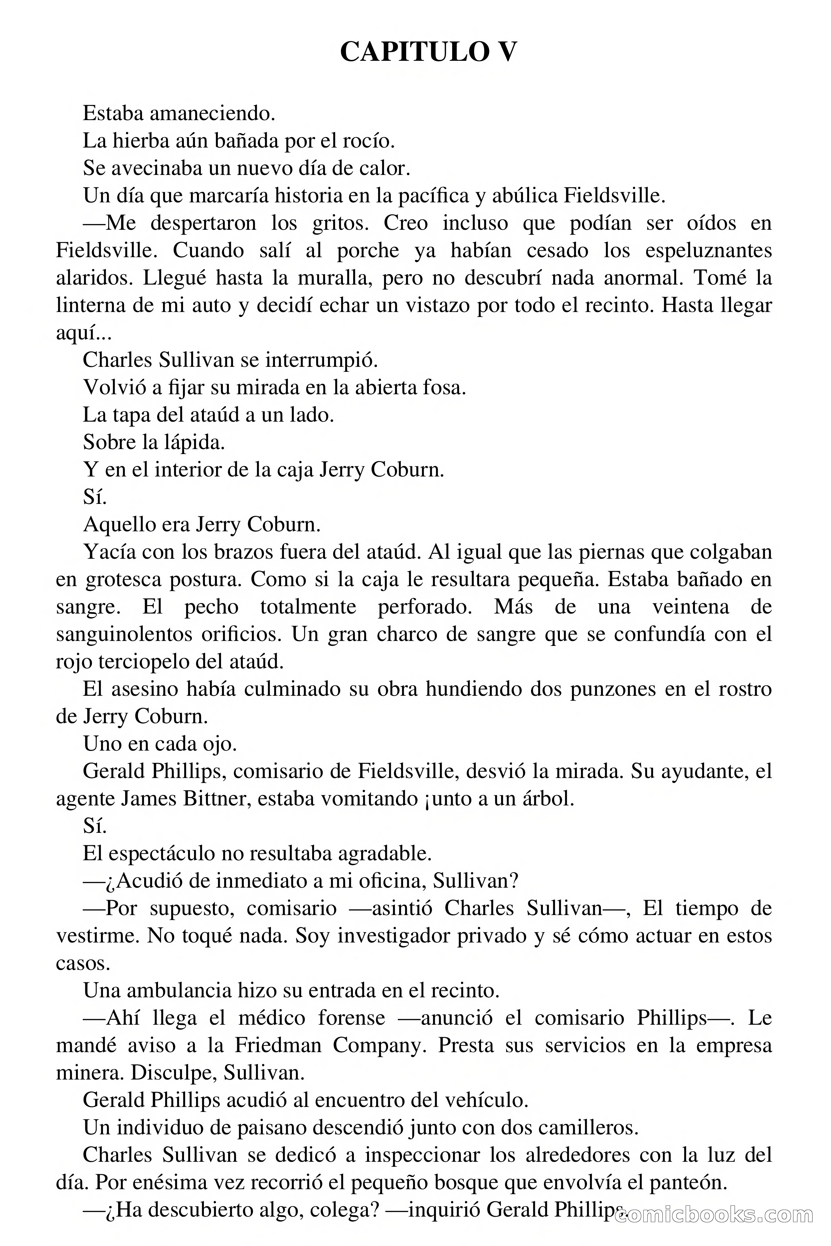 El difunto quiere vengarse — page 30 of 61